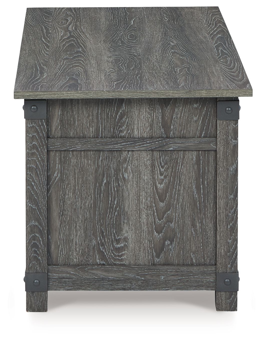 Ashley Furniture Freedan - Rect Lift Top Cocktail Table - Grayish Brown - Image 5