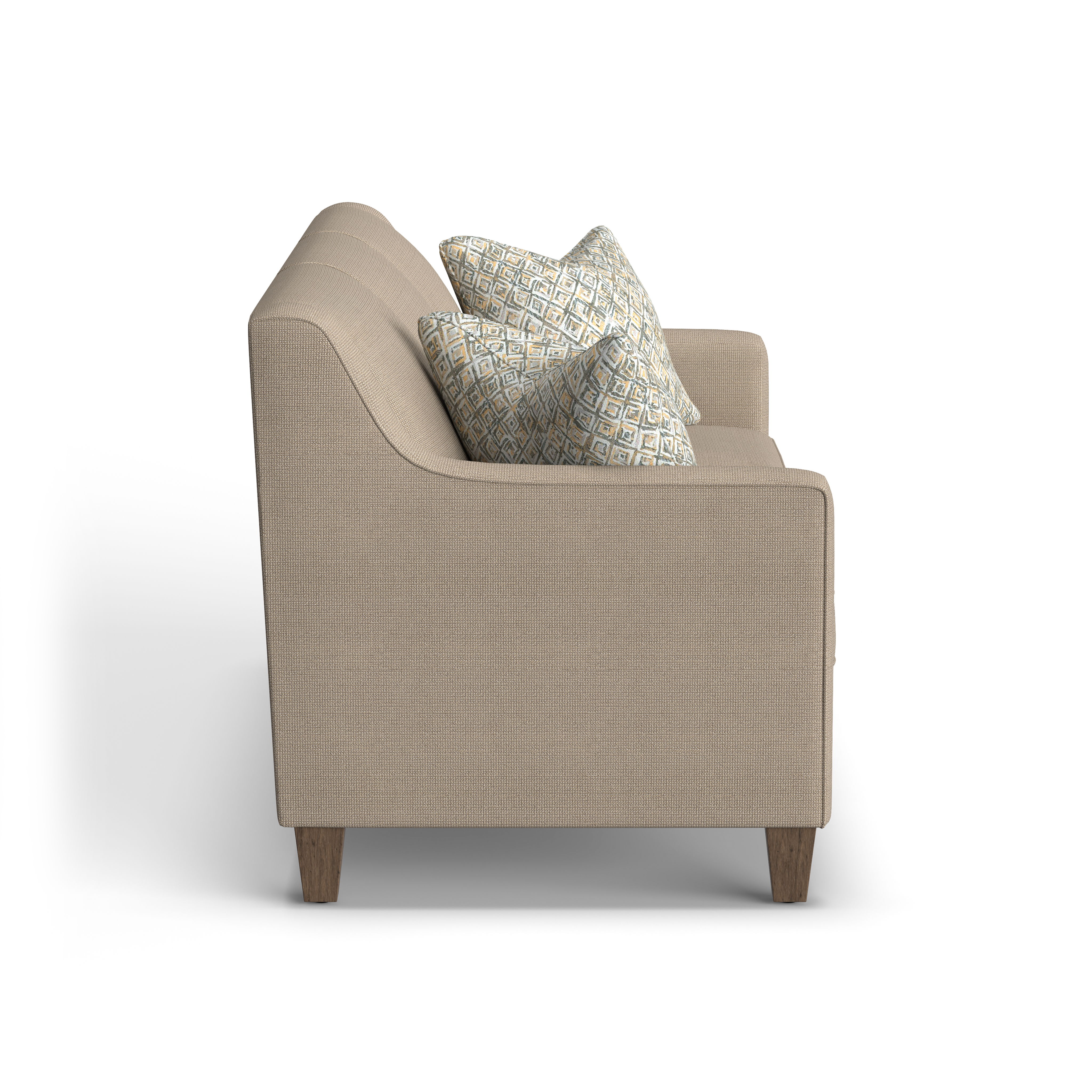 Holly - Fabric Sofa, orange, view 5