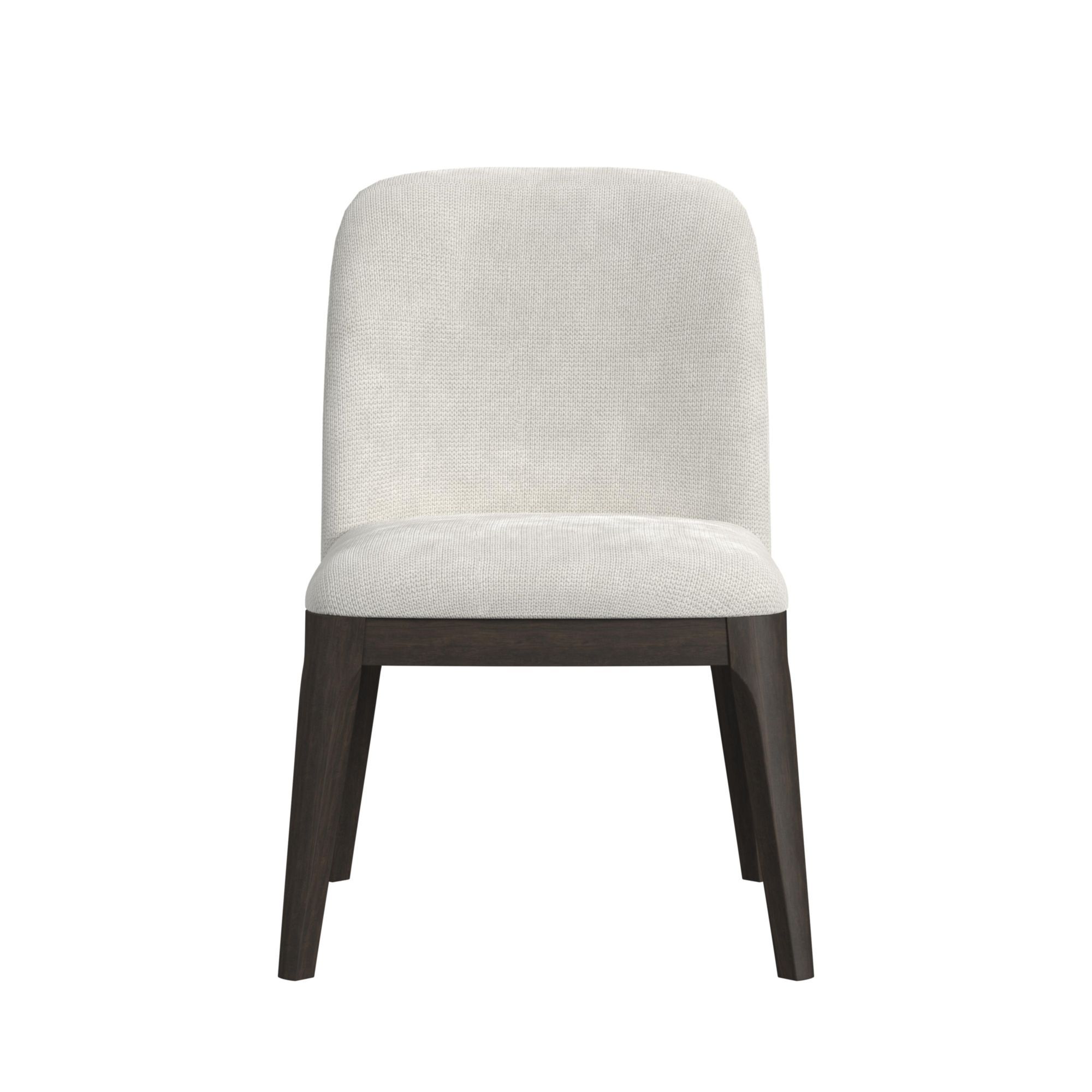 Sylvie - Dining Side Chair (Set of 2) - White / Dark Brown