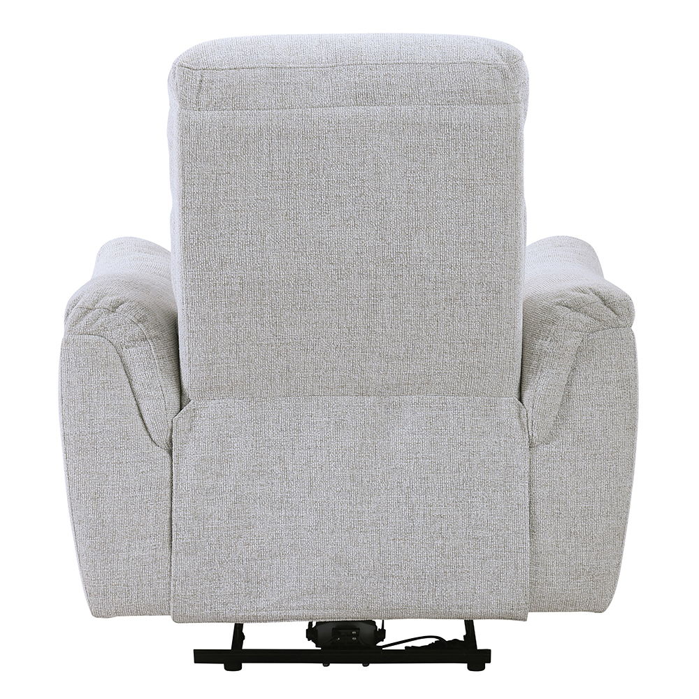 Eastre - Power Motion Recliner With USB Port - Beige Chenille, beige, view 4