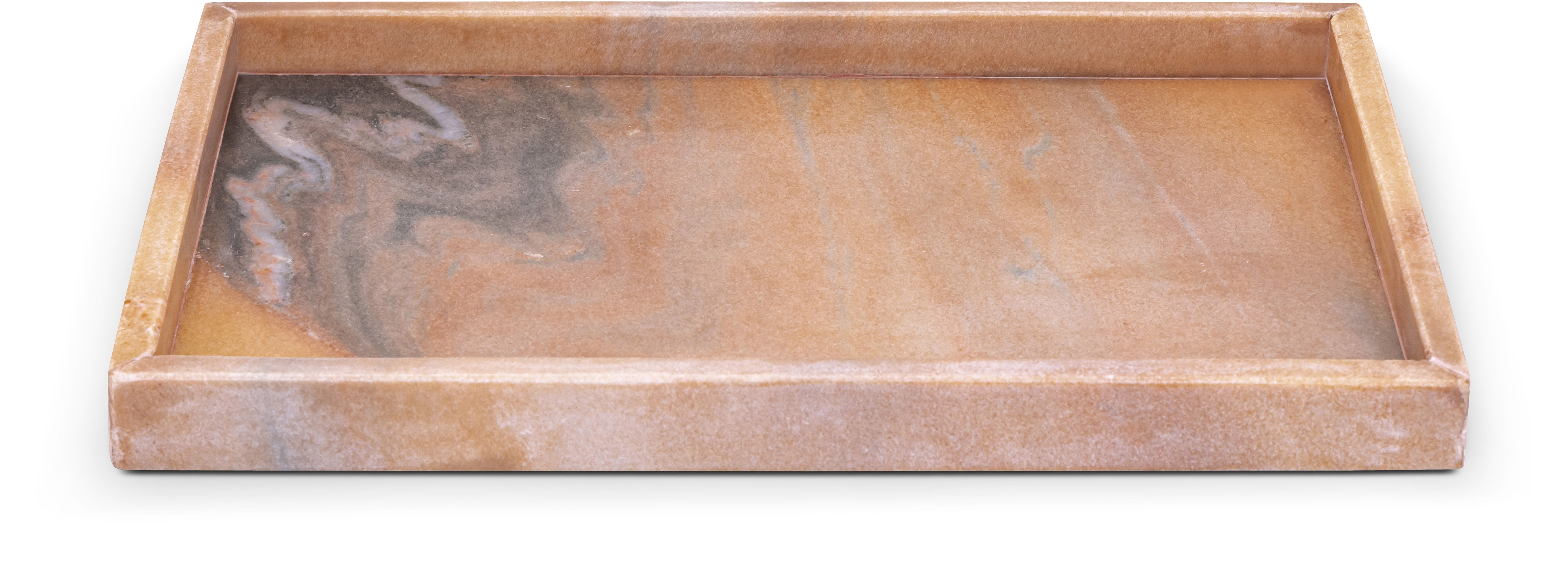 Barletta - Marble Rectangular Tray - Pink