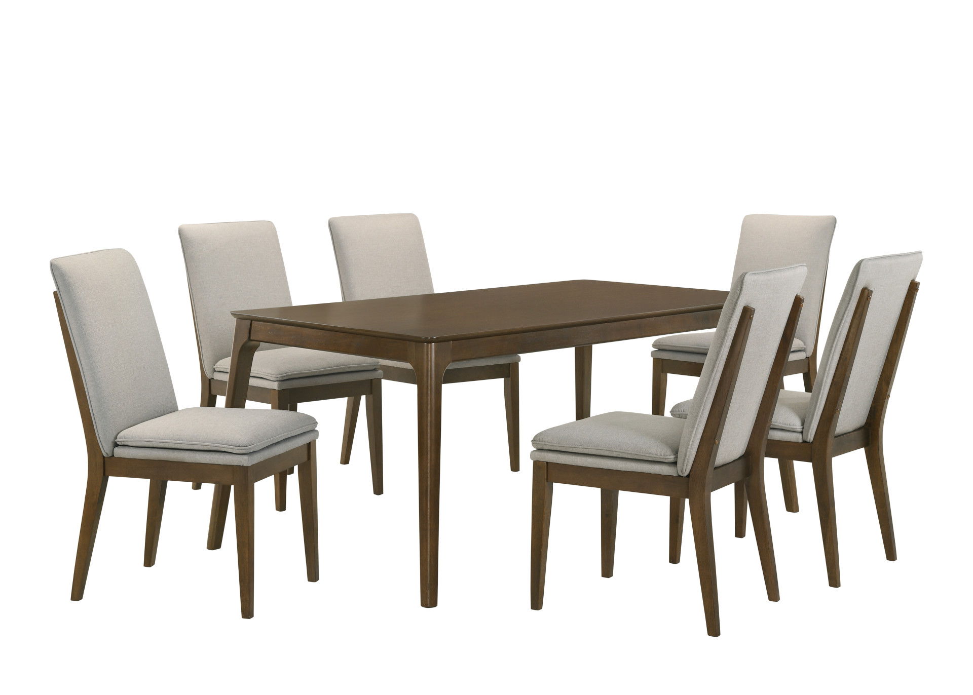 Maggie - Dining Table - Walnut, dark brown, view 7