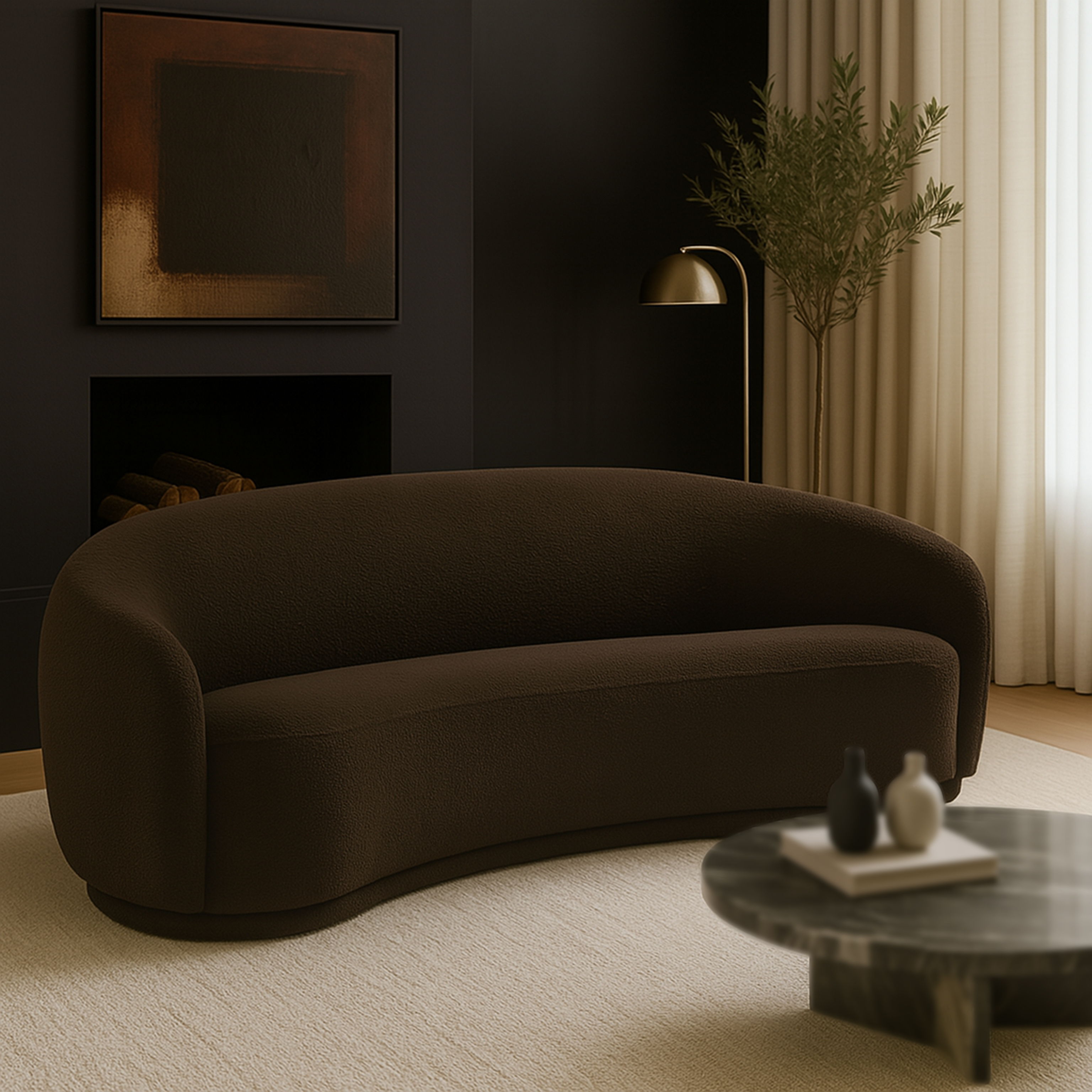 Hyde - Sofa - Brown