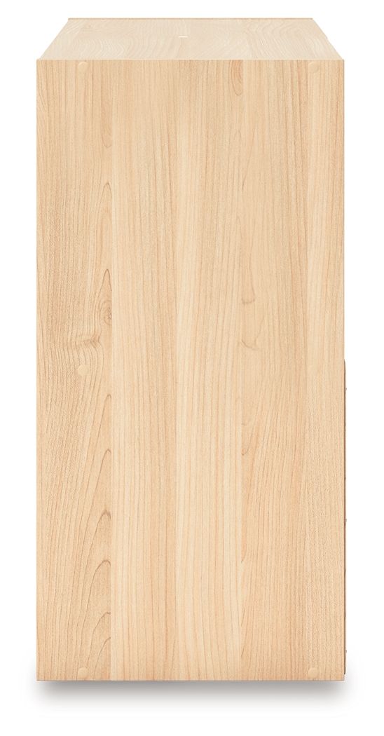 Ashley Furniture Piperton - Four Cube Organizer - Tan - Image 7