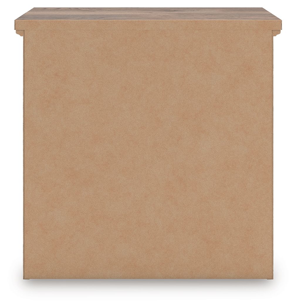 Ashley Furniture Rusticott - Two Drawer Night Stand - Brown - Image 7
