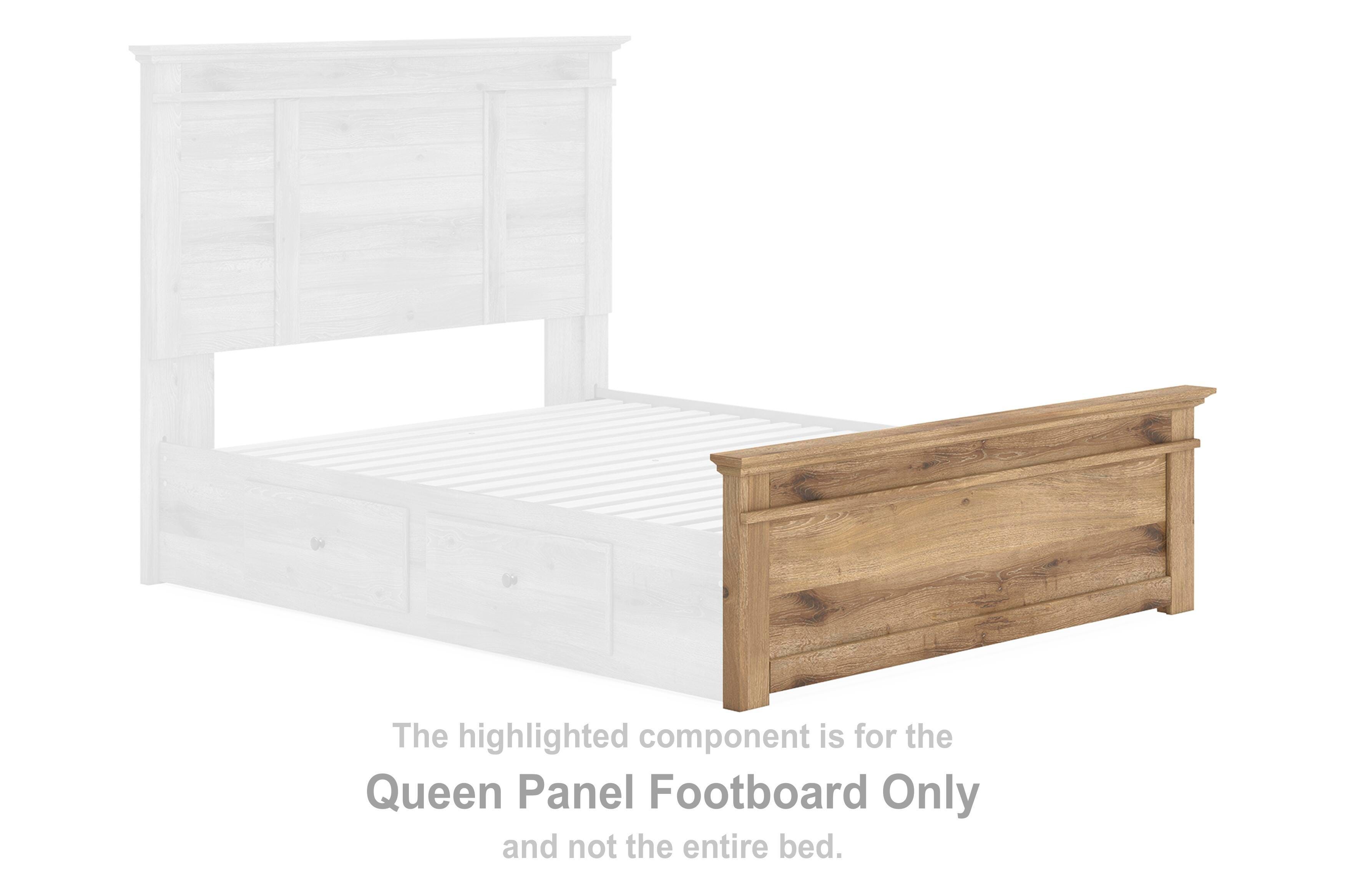 Makidern – Queen Panel Footboard – Tan
