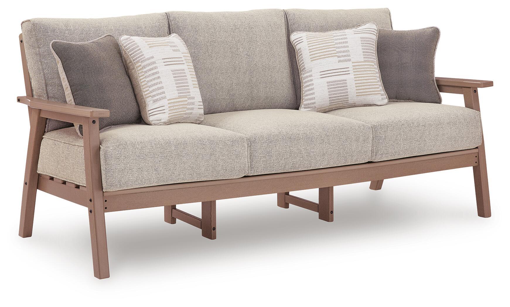 Grover Beach – Sofa With Cushion – Driftwood