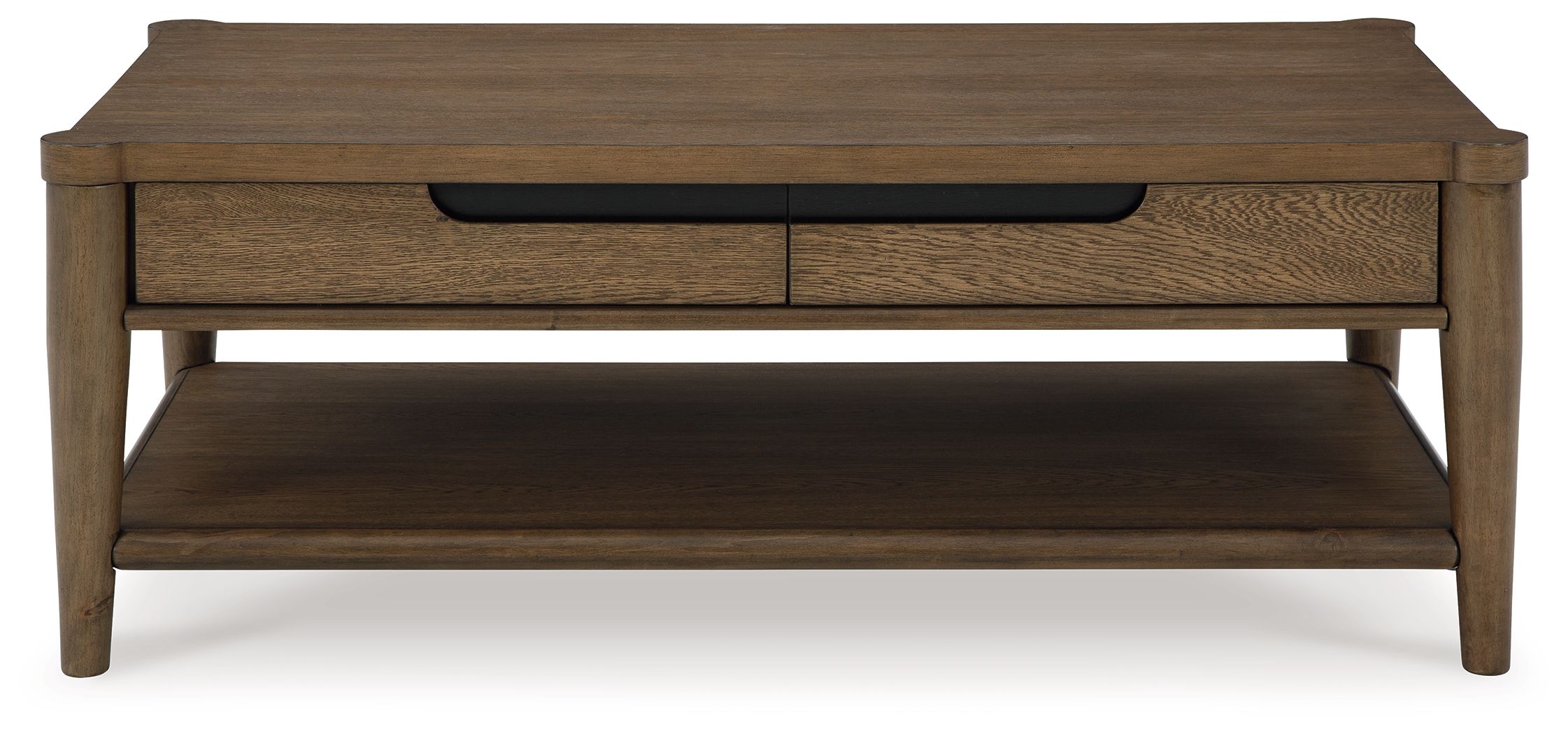 Ashley Furniture Roanhowe - Rectangular Cocktail Table - Brown - Image 4