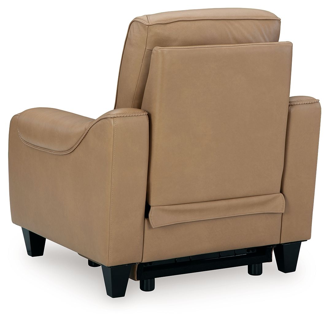 Ashley Furniture Mosswell - Power Recliner With Adj Headrest - Toffee - Image 7