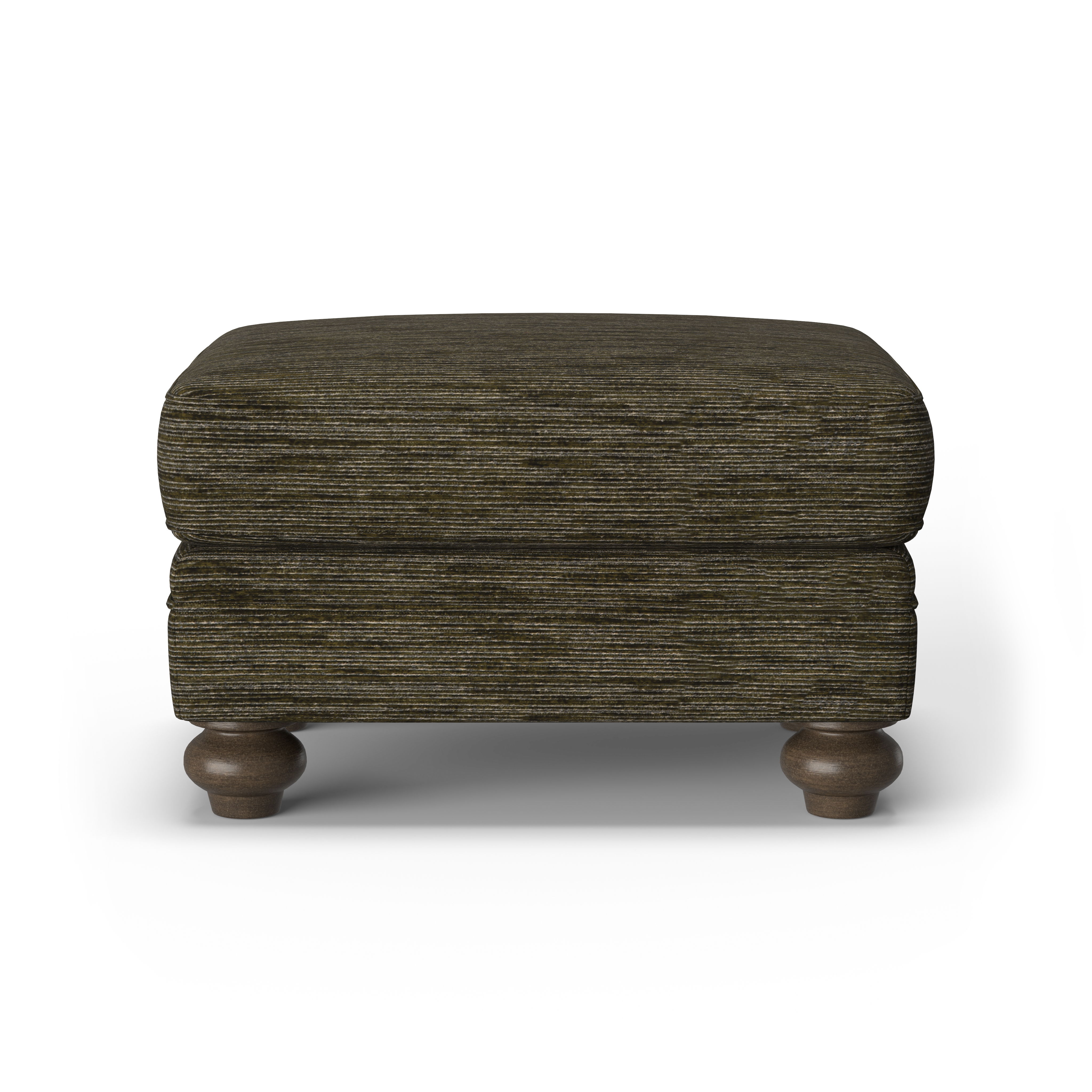 Winston - Fabric Ottoman, light gray, view 5