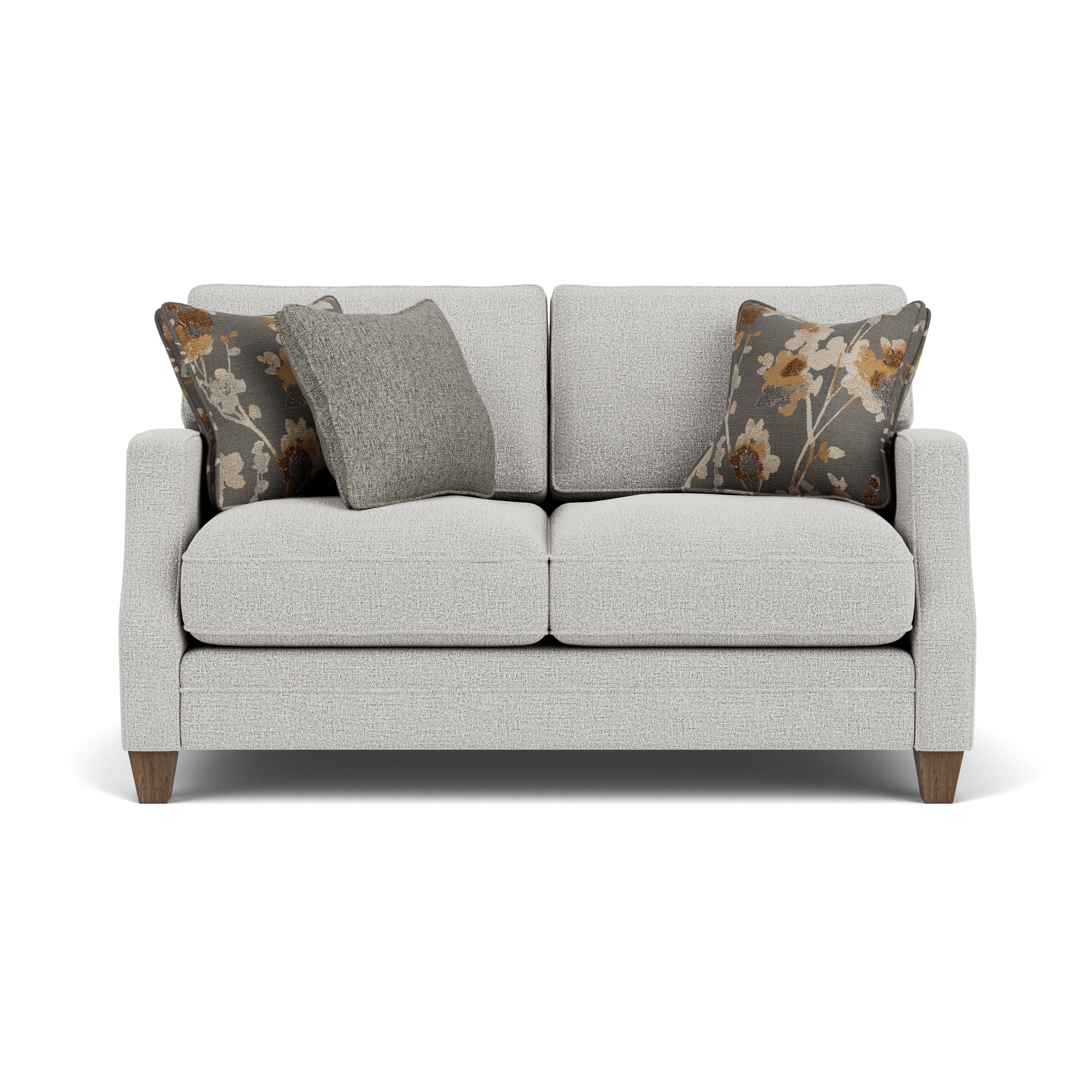 Lennox - Fabric Loveseat, light gray, view 4