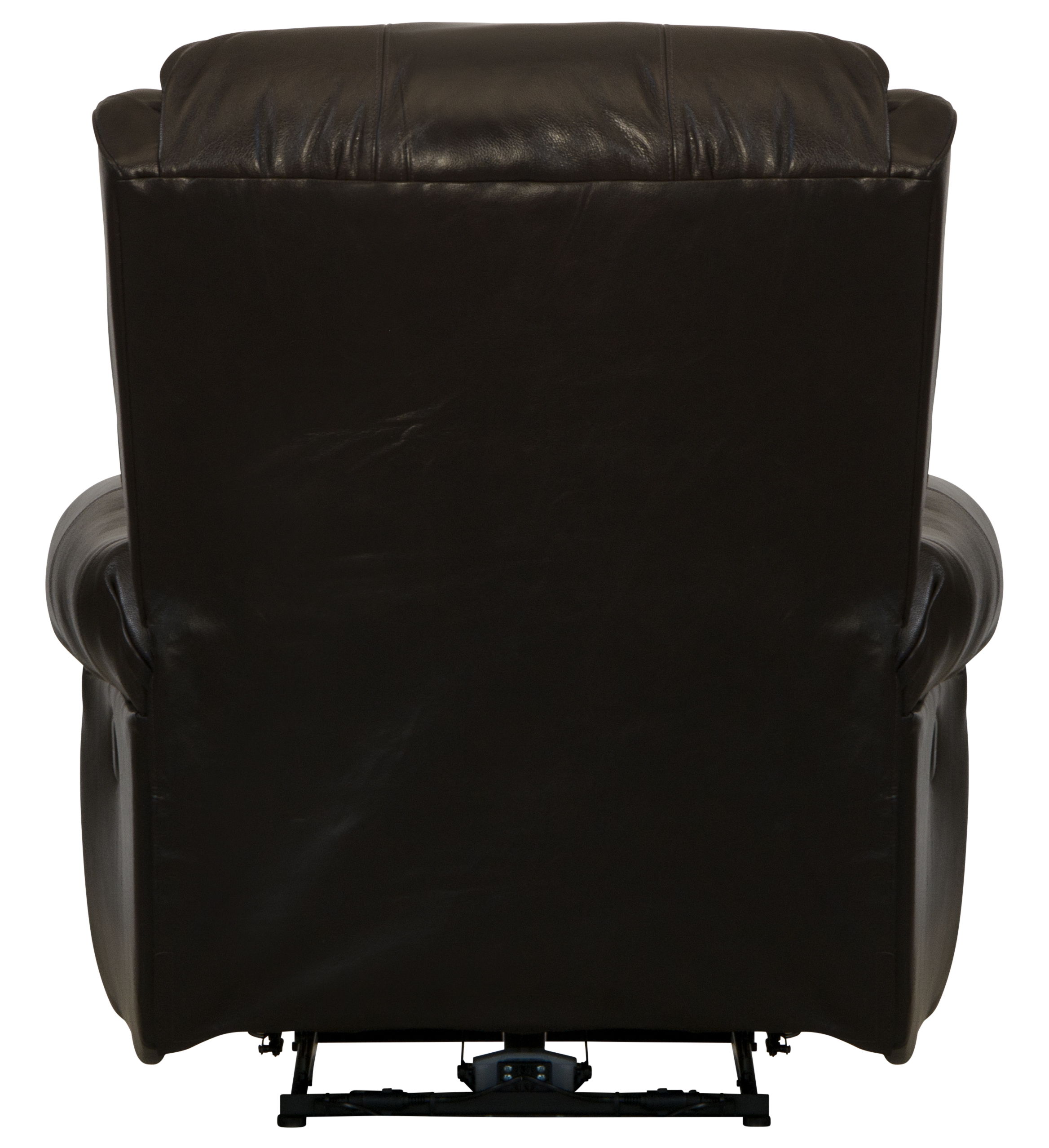 Duncan - Leather Power Deluxe Lay Flat Recliner - Dark Brown