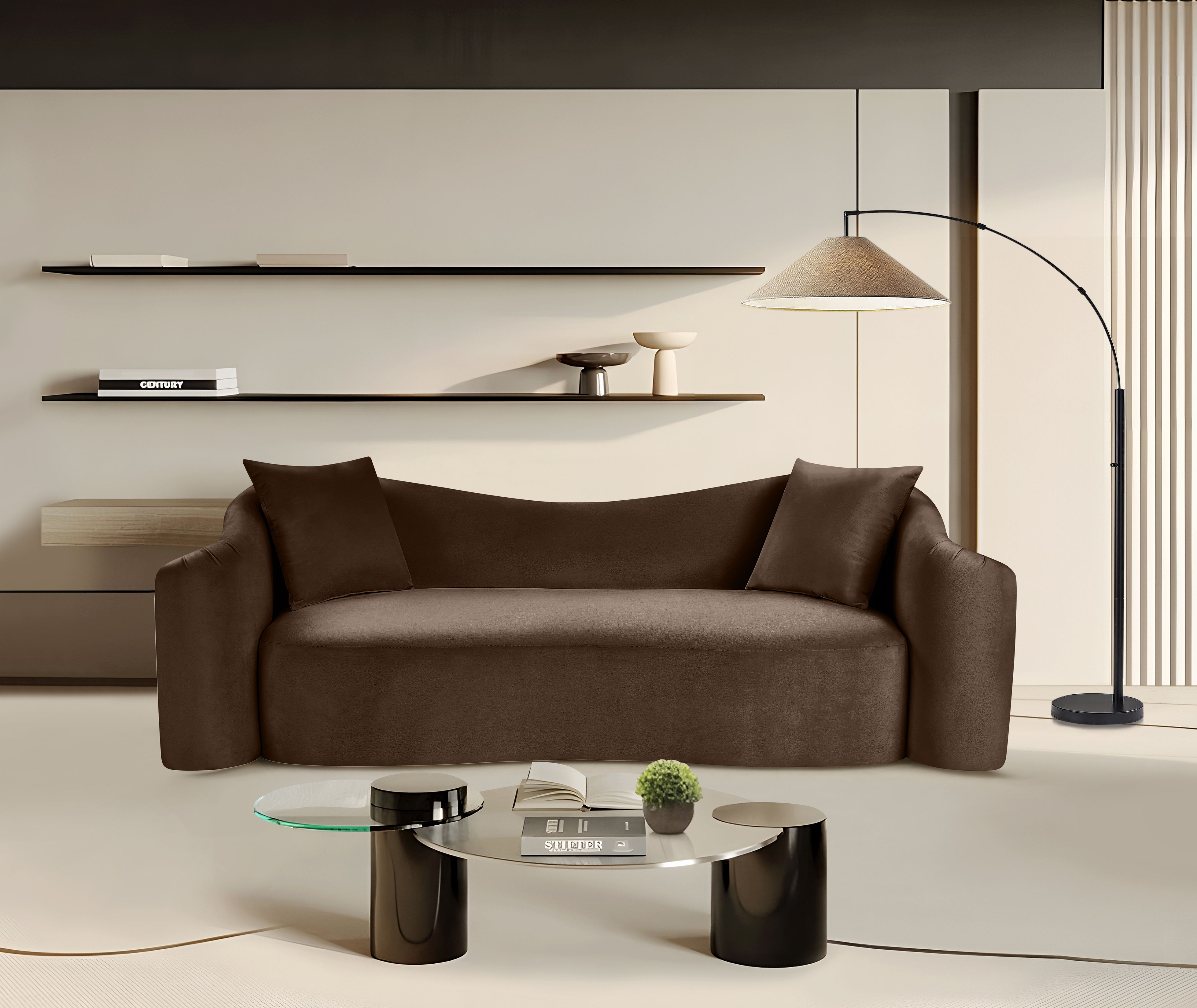 Destin - Sofa - Brown