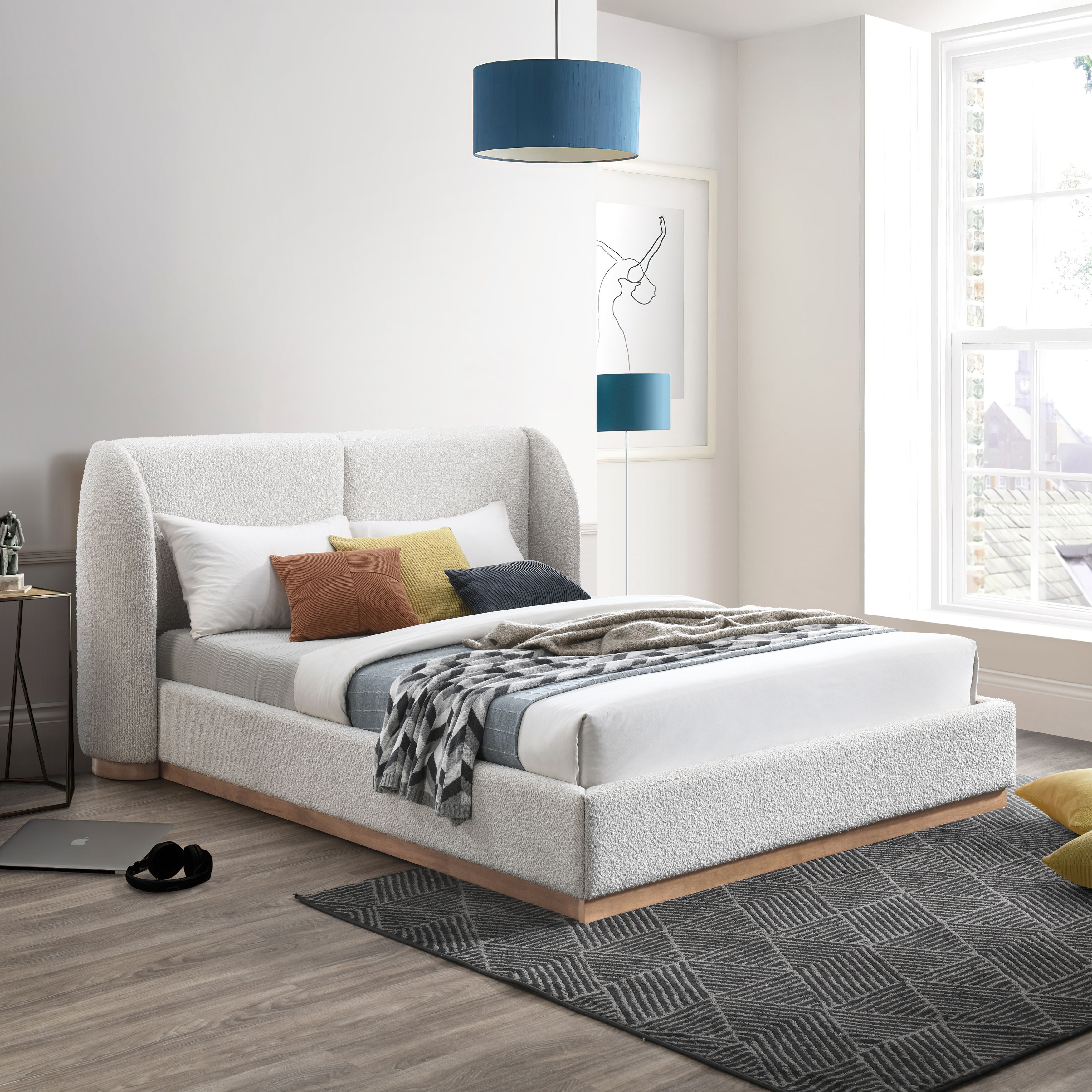 Jardin - Queen Bed - Cream