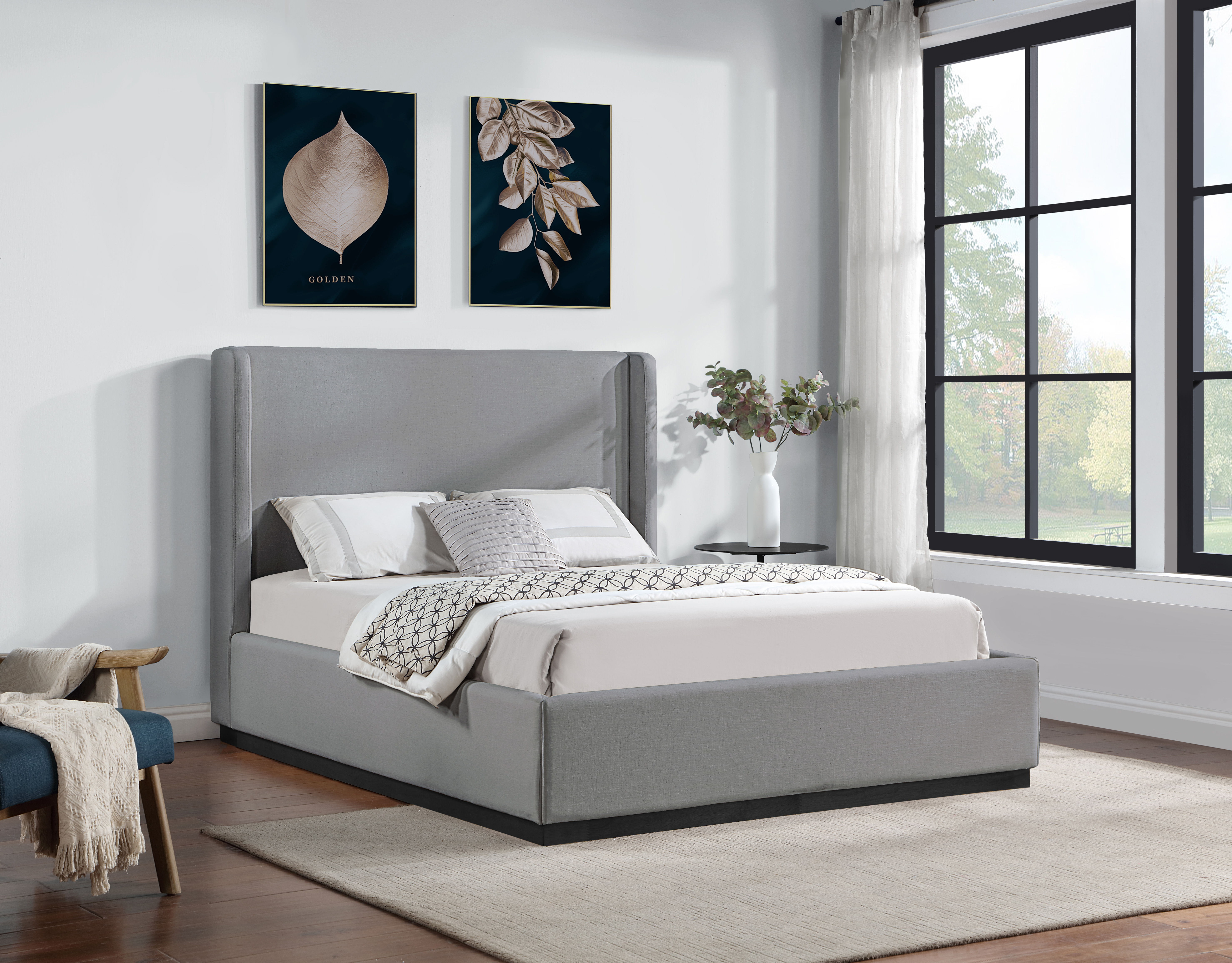 Flynn - Queen Bed - Gray