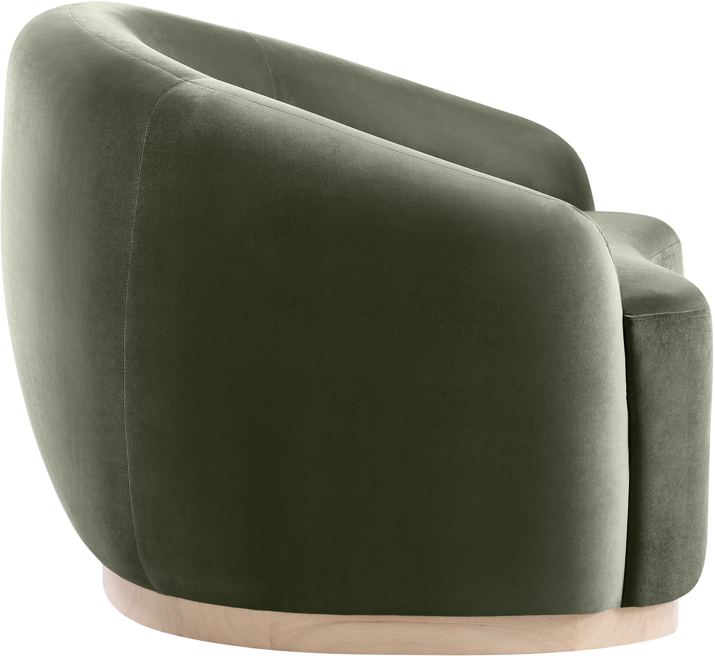 Gustavo - Velvet Upholstered Chair - Green