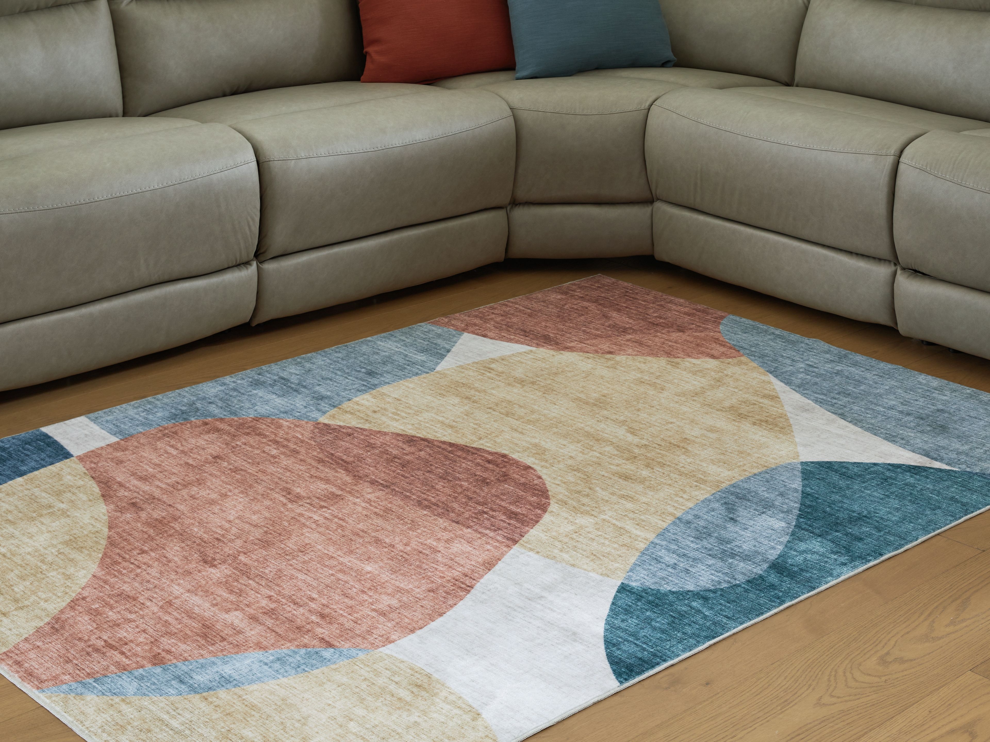 Ashley Furniture Chanleigh - 5' x 7' Washable Rug - Multi - Image 2
