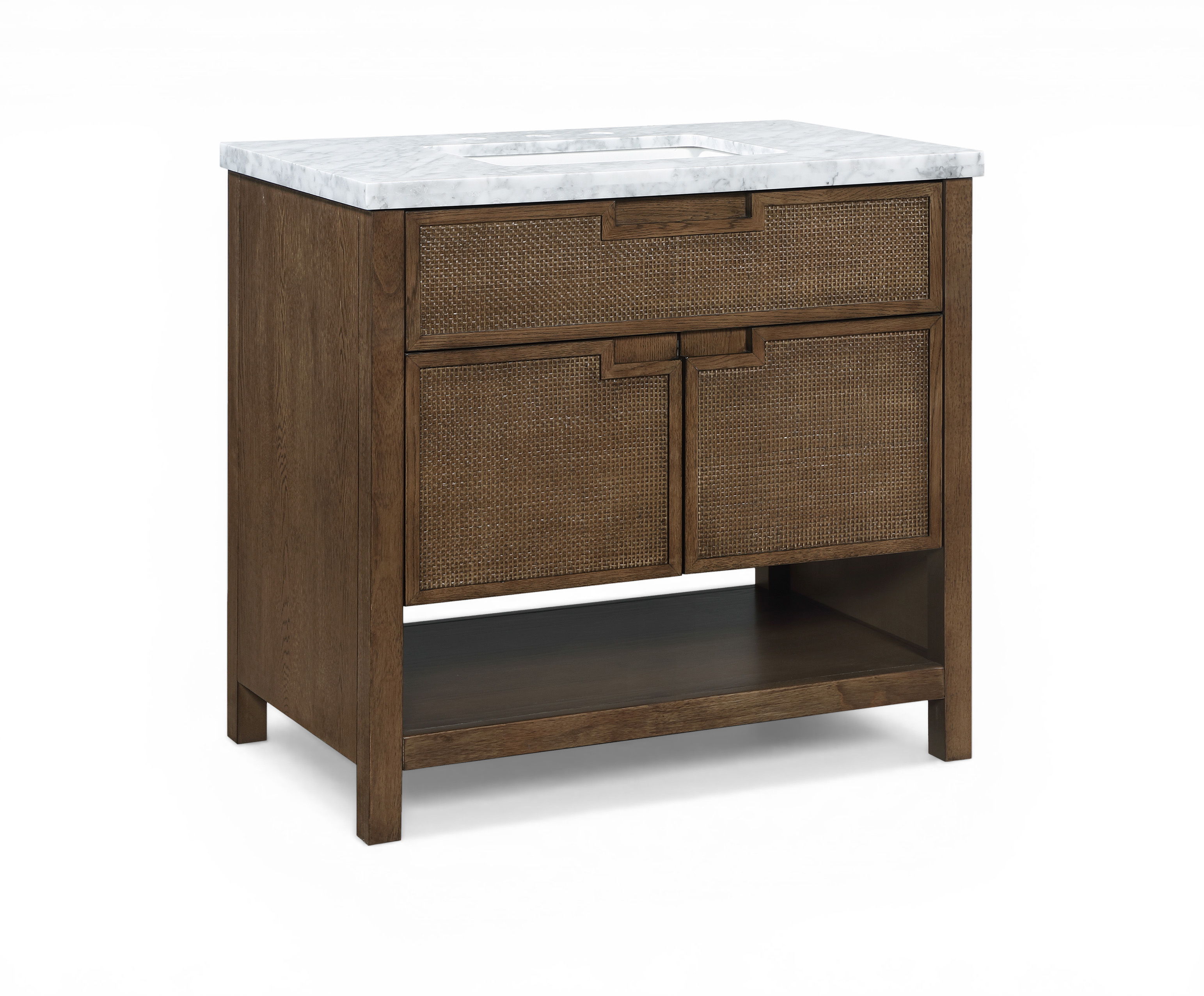 Soren - 36'' Bathroom Vanity - Brown / Gray