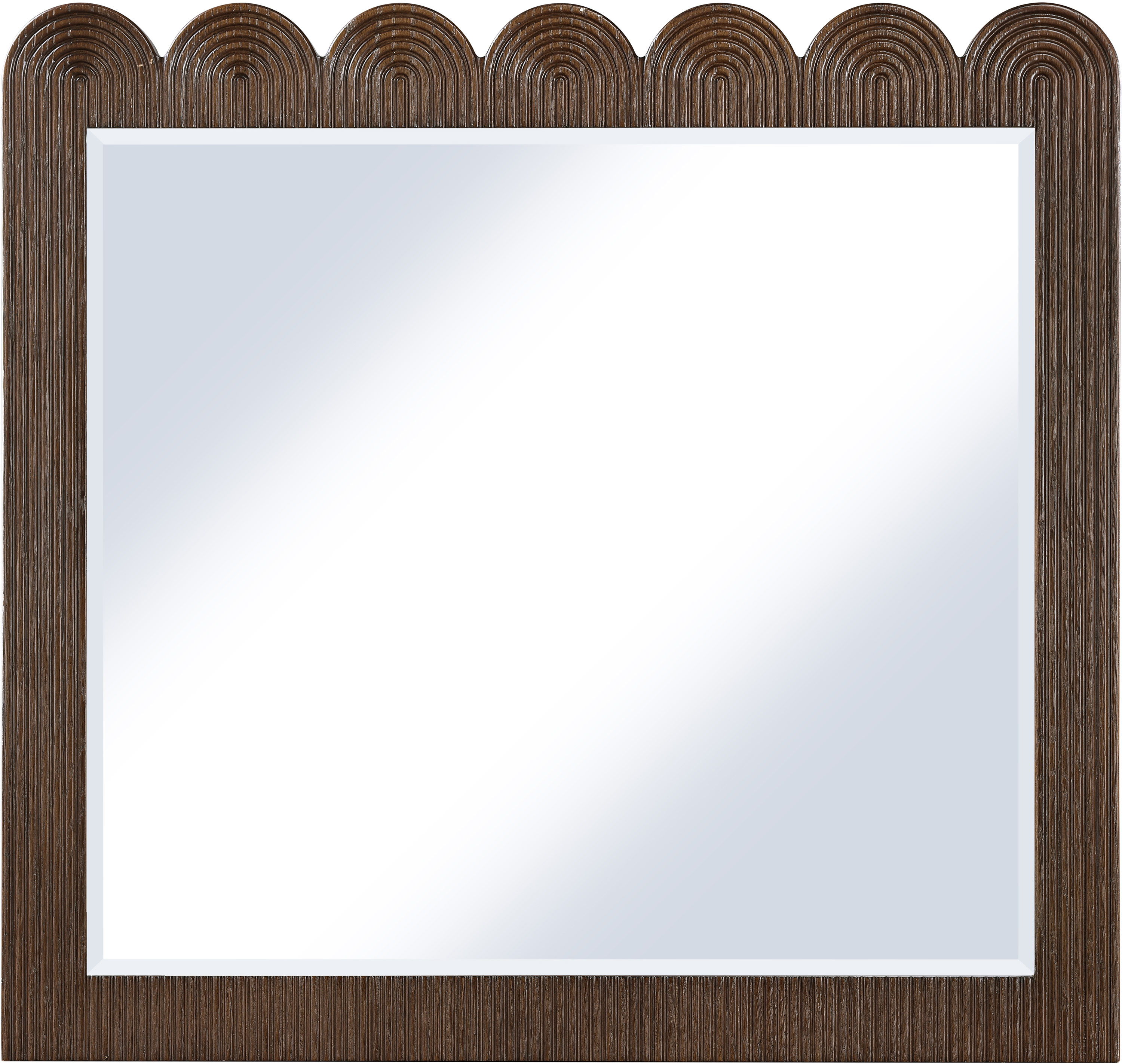 Scallop - Mirror - Brown