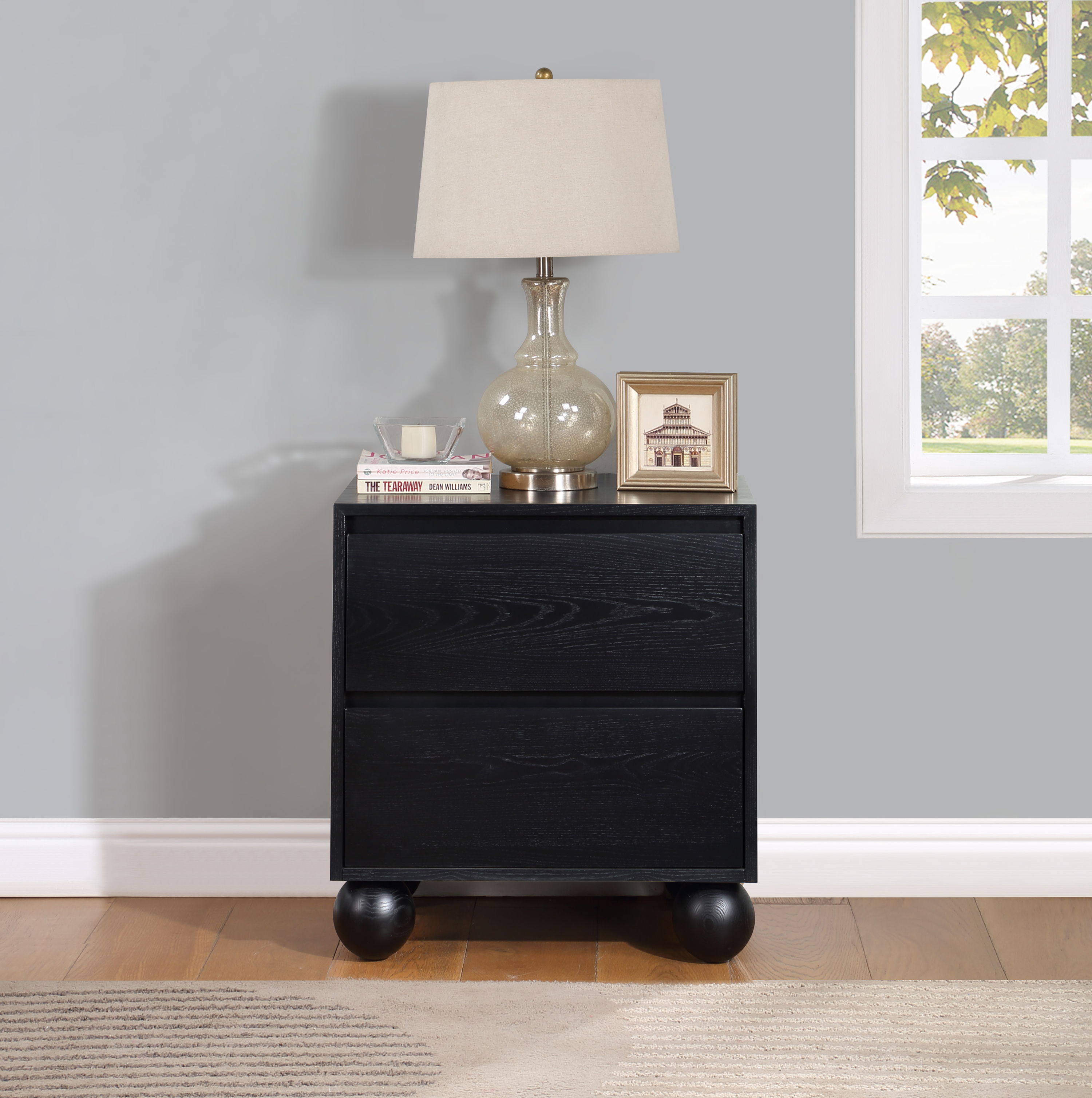 Kent - Night Stand - Black