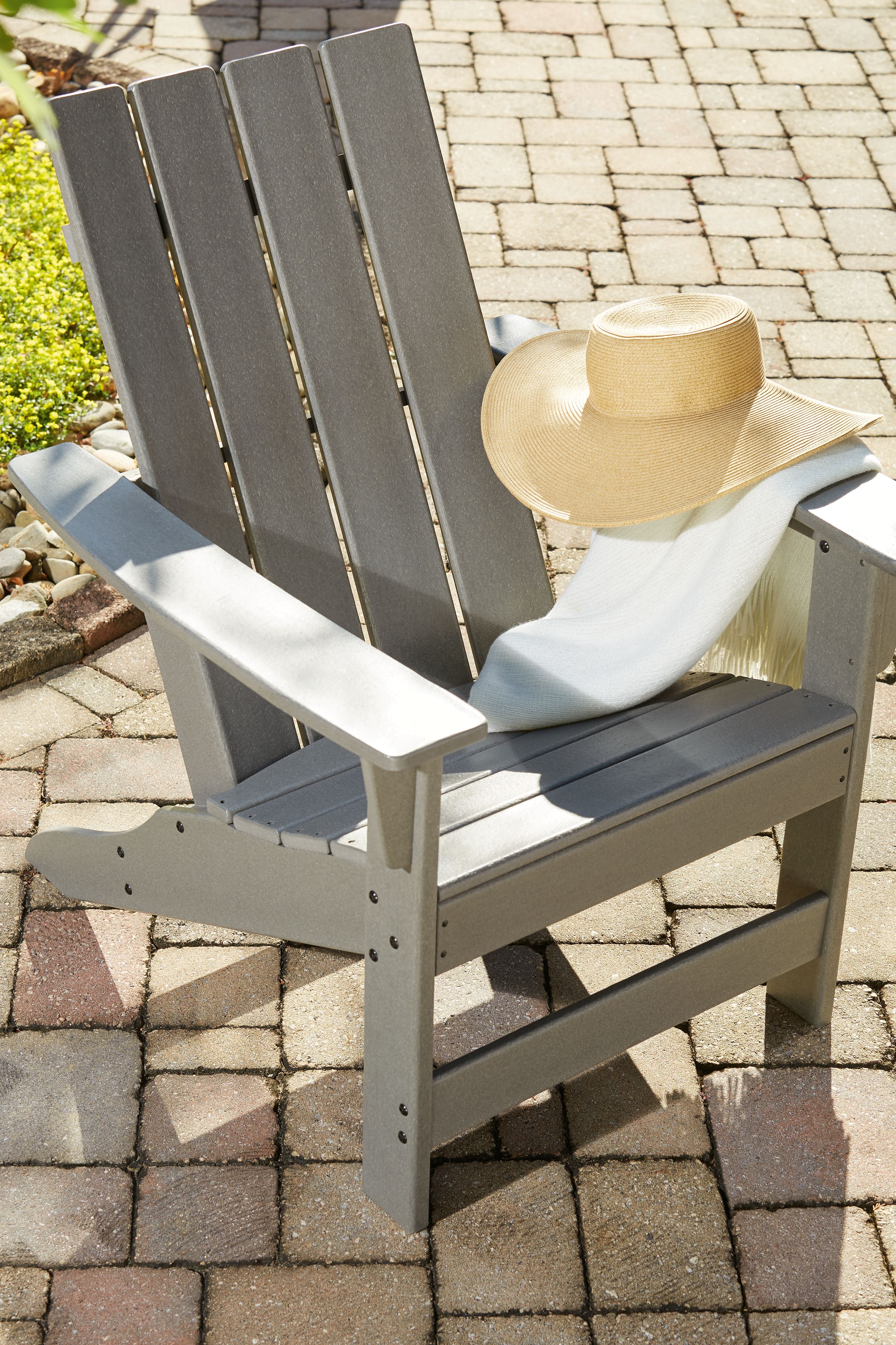 Ashley Furniture Visola - Adirondack Chair - Gray - Image 6