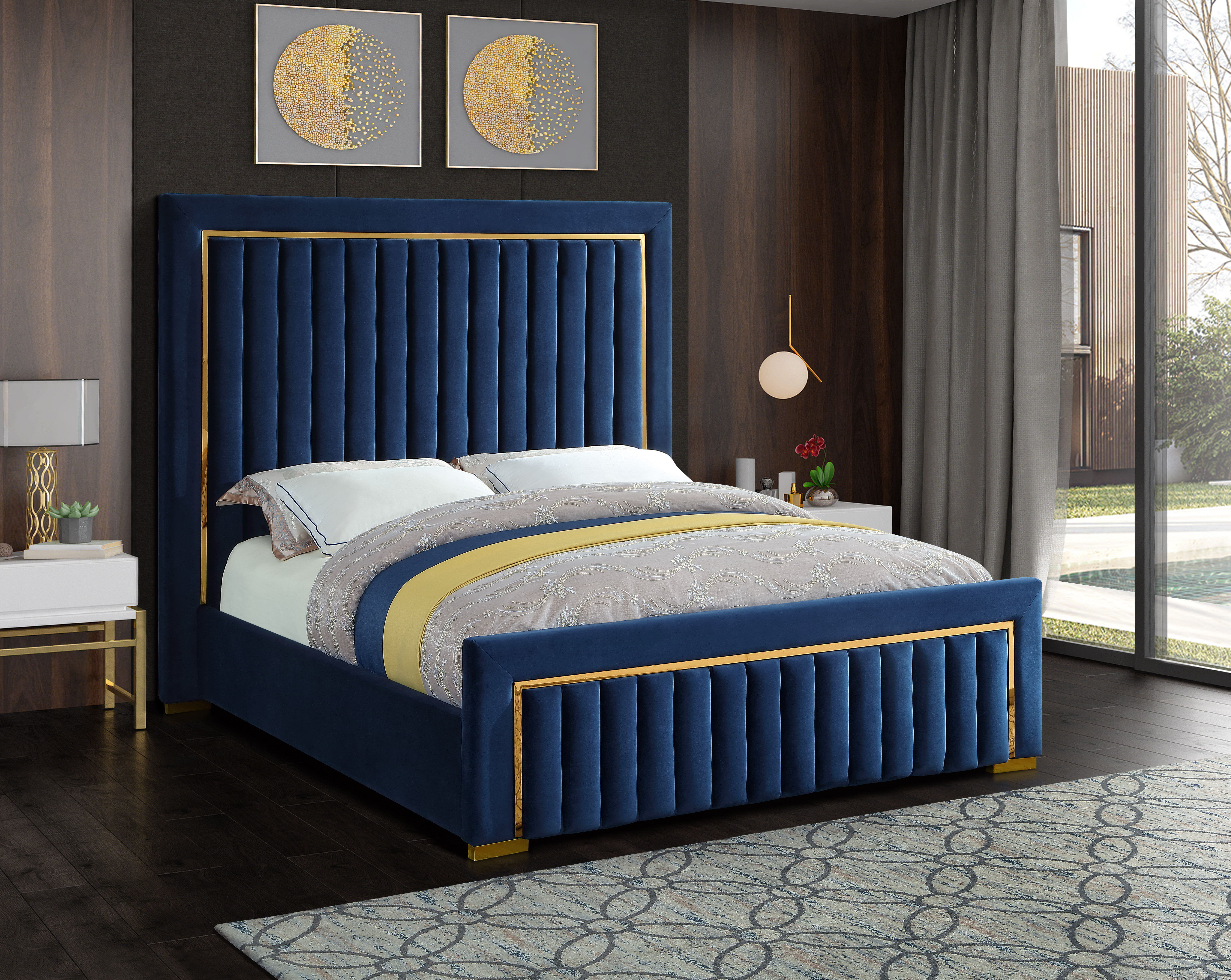 Dolce - Queen Bed - Navy