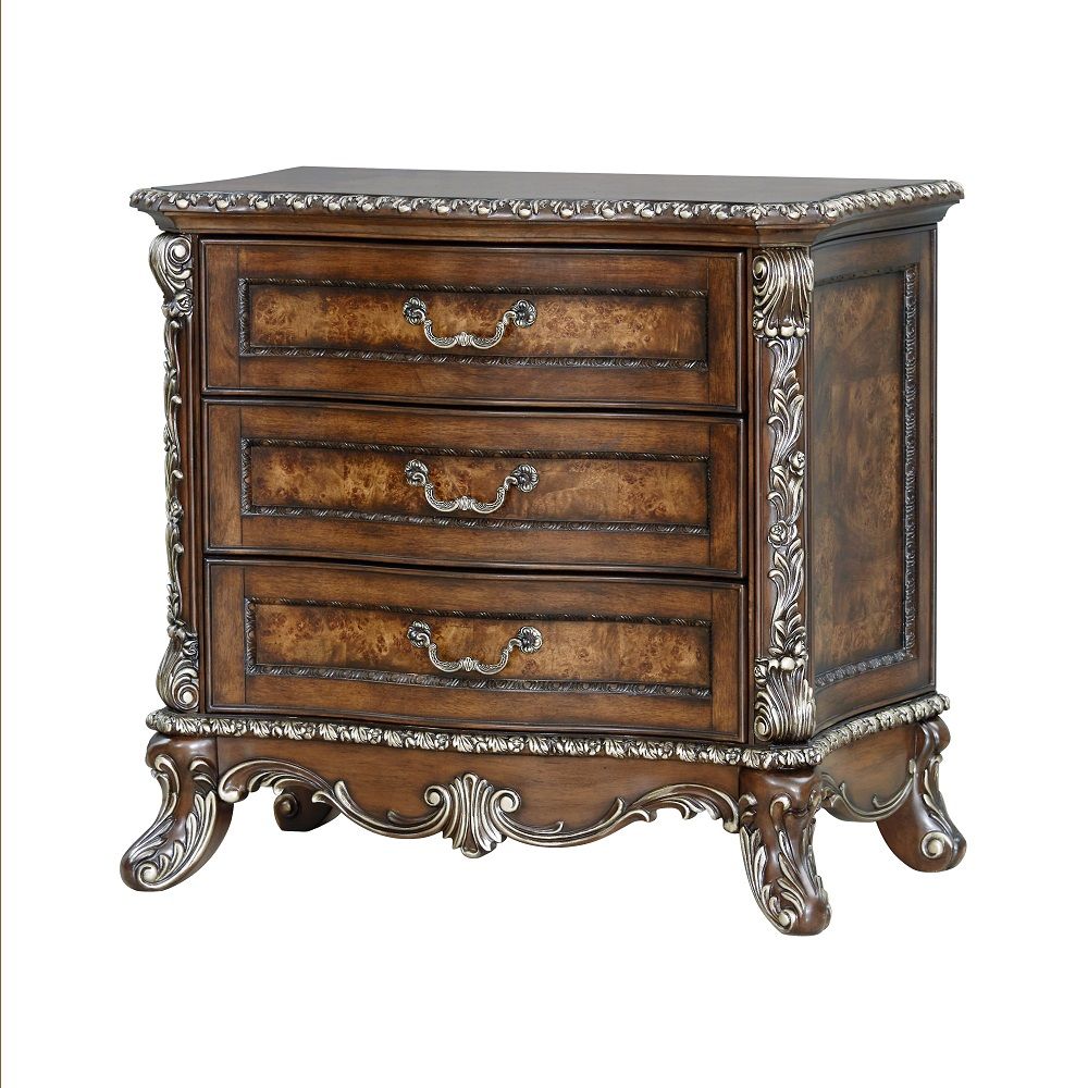 Devany - Nightstand - Cherry, dark brown, view 2