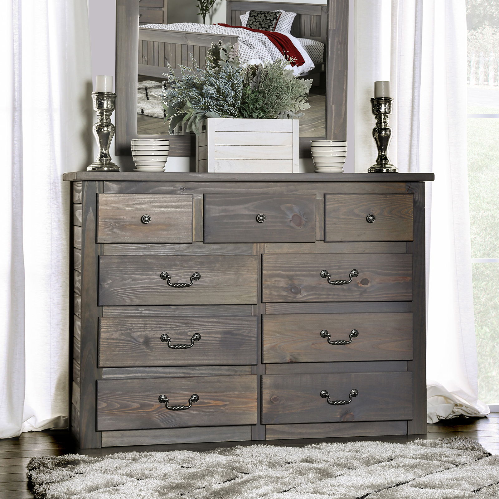 Rockwall Dresser Weathered Gray New Lots Furniture Online Store