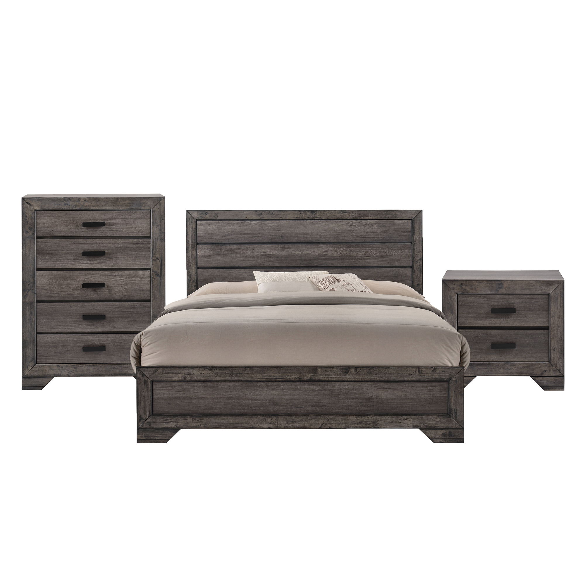 King · 3 Pc · Bedroom Set
