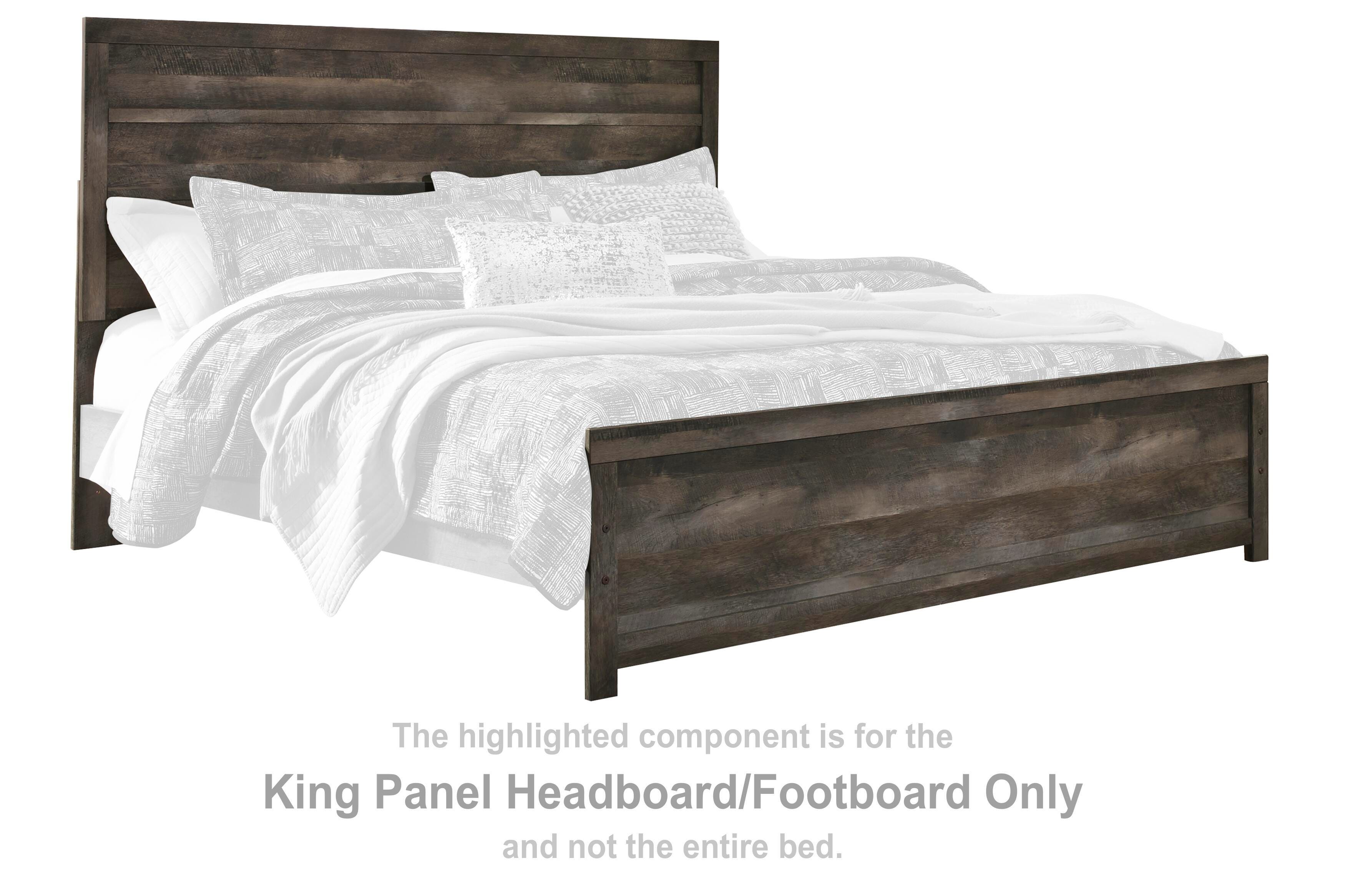 Wynnlow – King Panel Headboard/Footboard – Gray