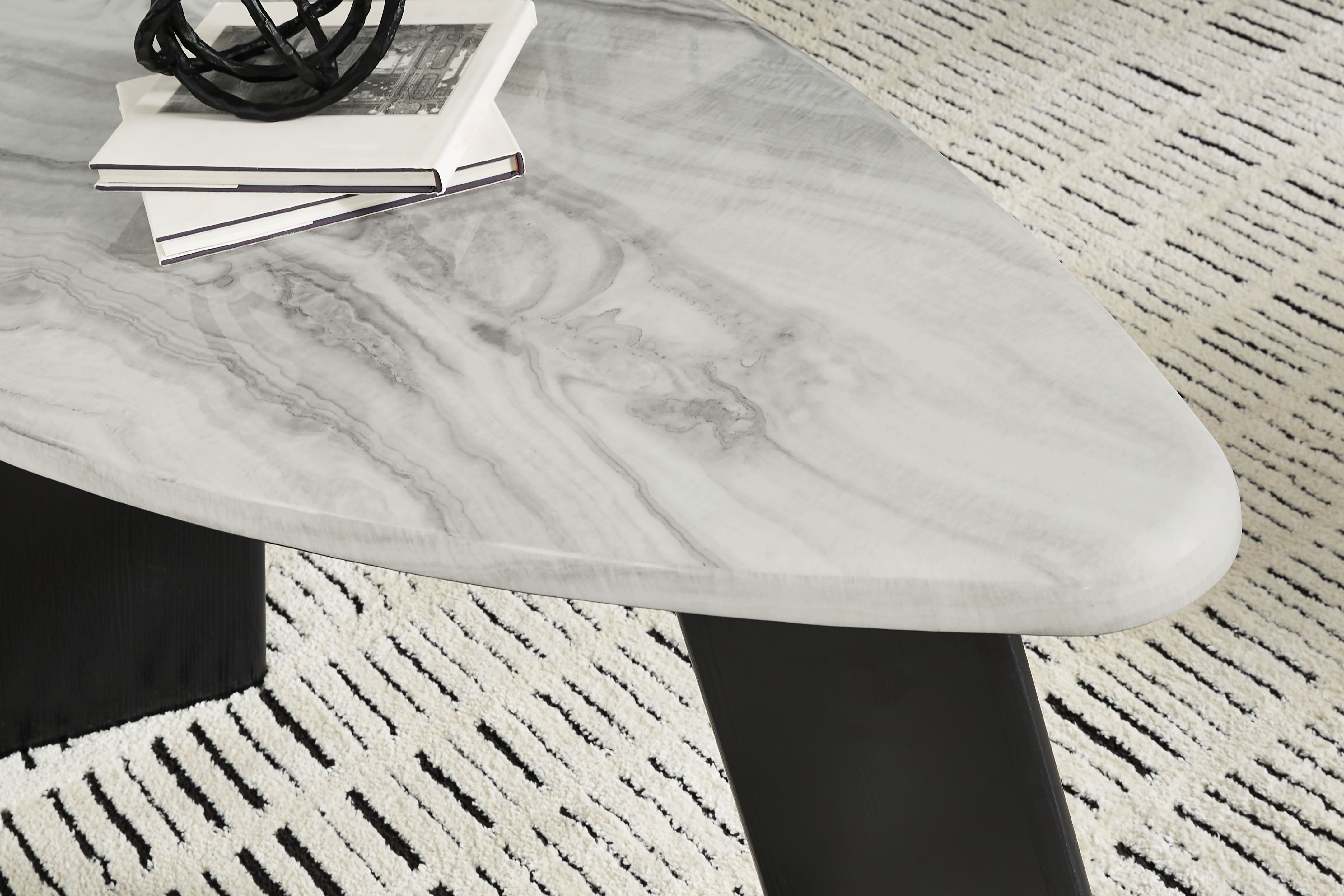 Ashley Furniture Lilyberg - Occasional Table Set (Set of 3) - Gray / Black - Image 4