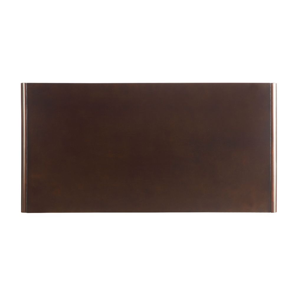 Christa - Sofa Table - White & Espresso, dark brown, view 4