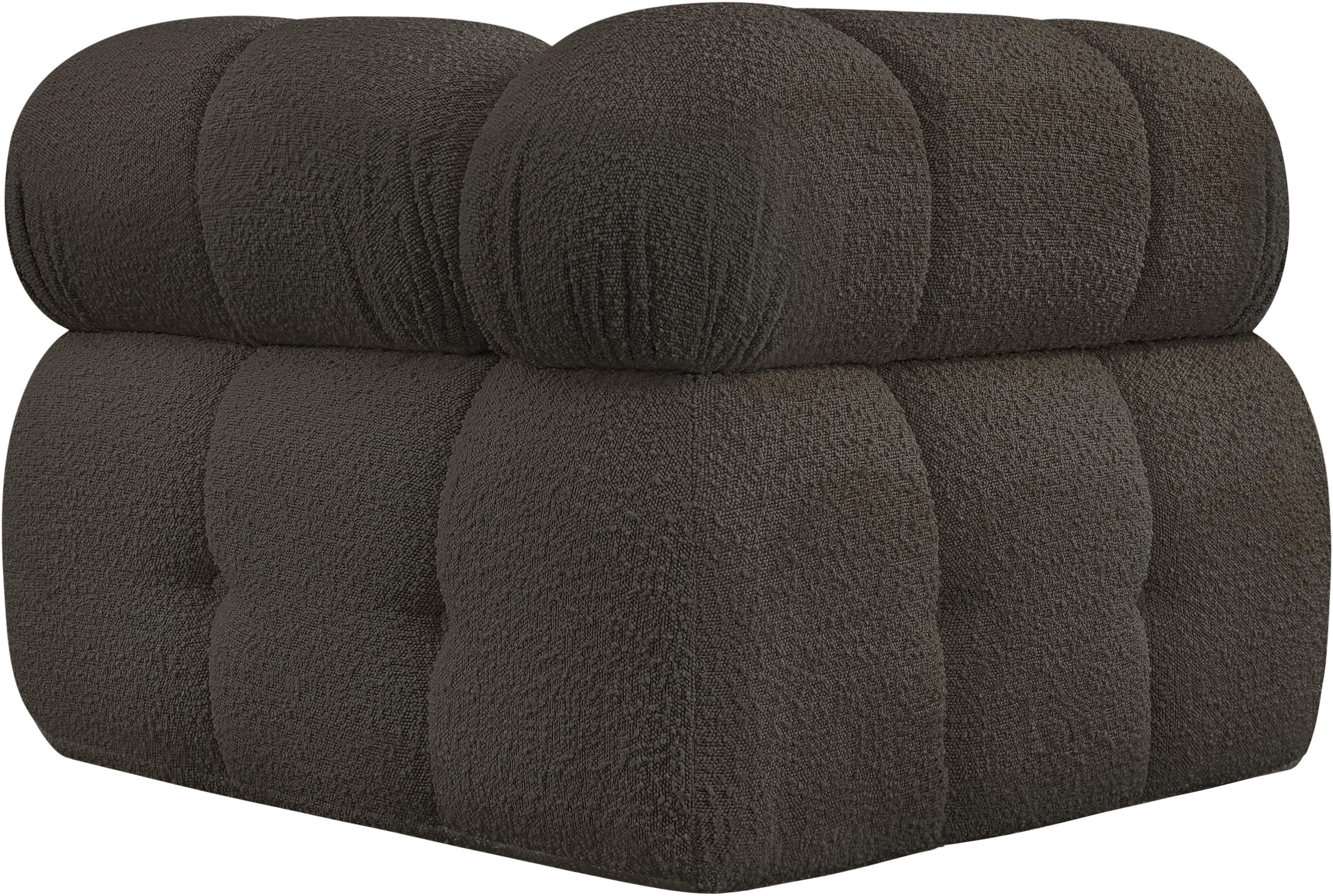 Ames - Corner Chair - Brown