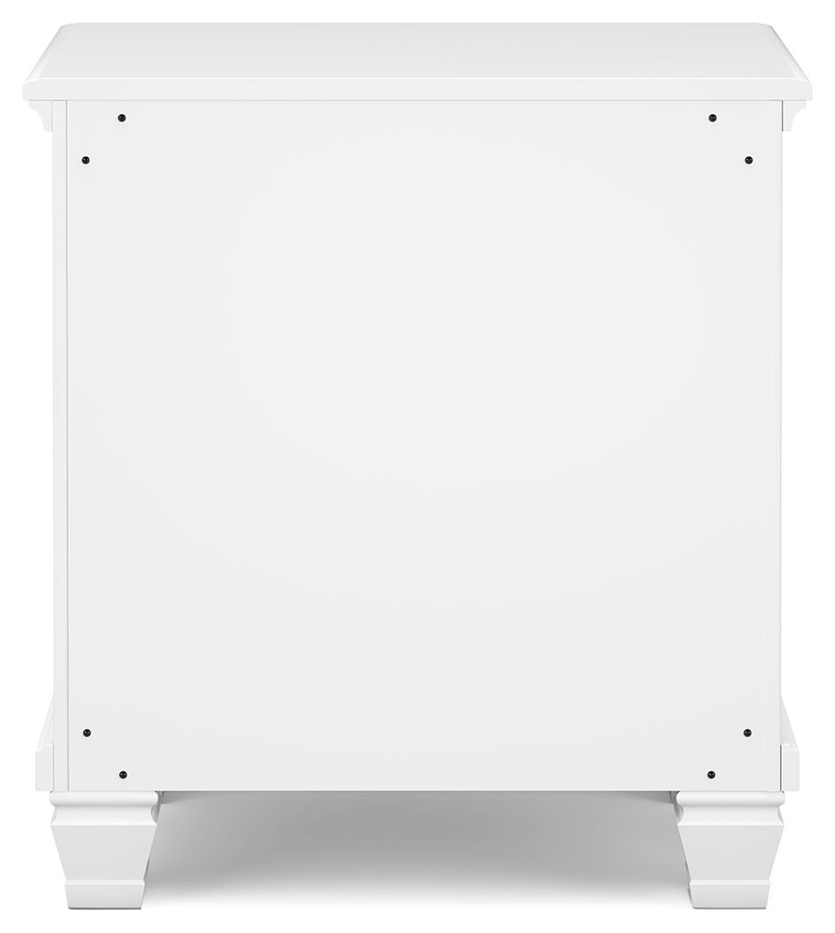 Ashley Furniture Fortman - Two Drawer Night Stand - White - Image 6