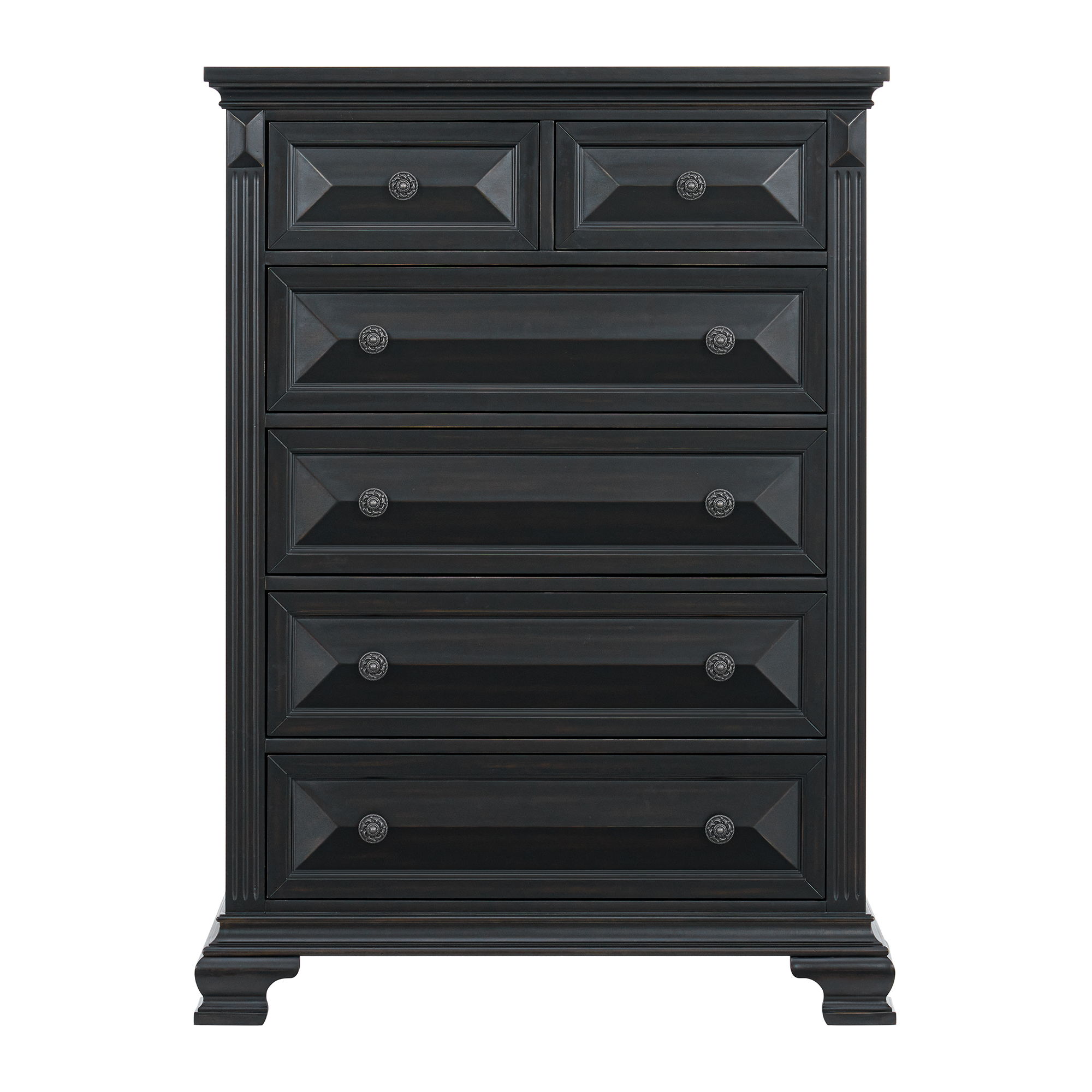 Bridgestone - 6-Drawer Chest - Black