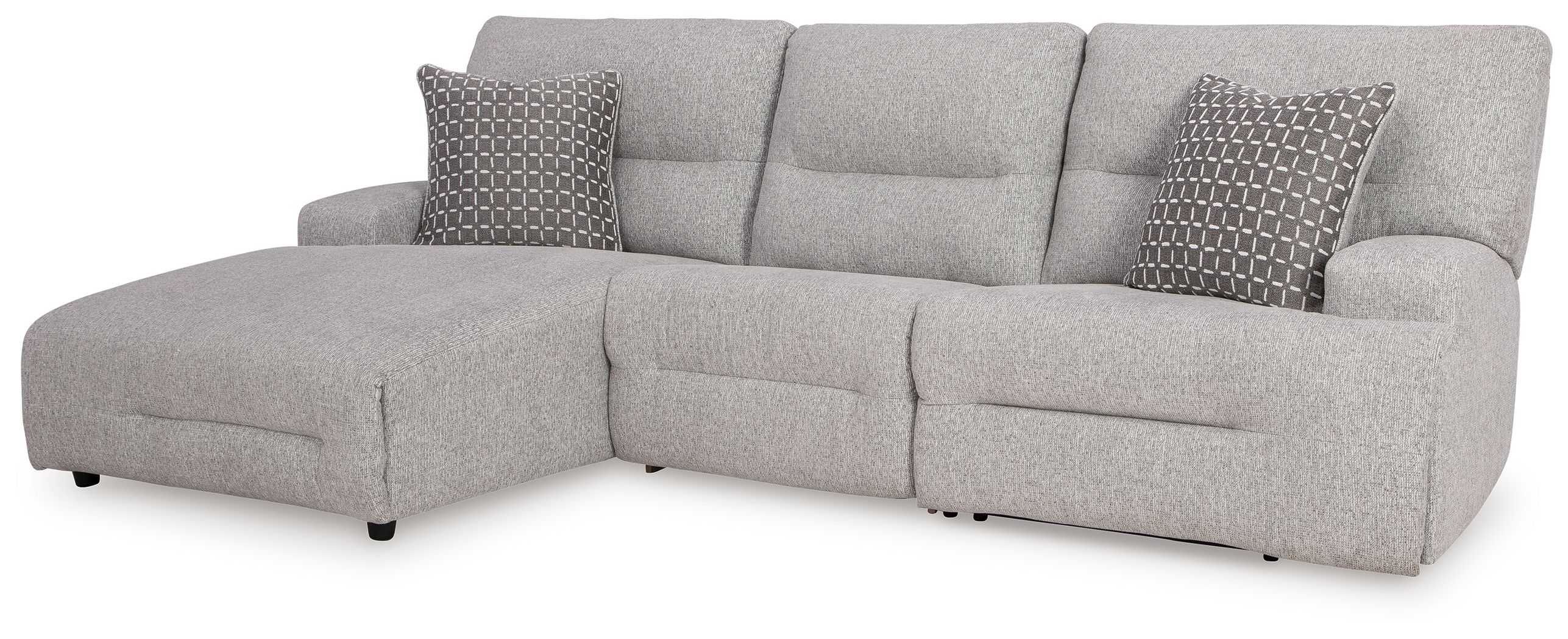 3 Pc · Power Reclining Sectional With LAF Power Reclining Back Chaise
