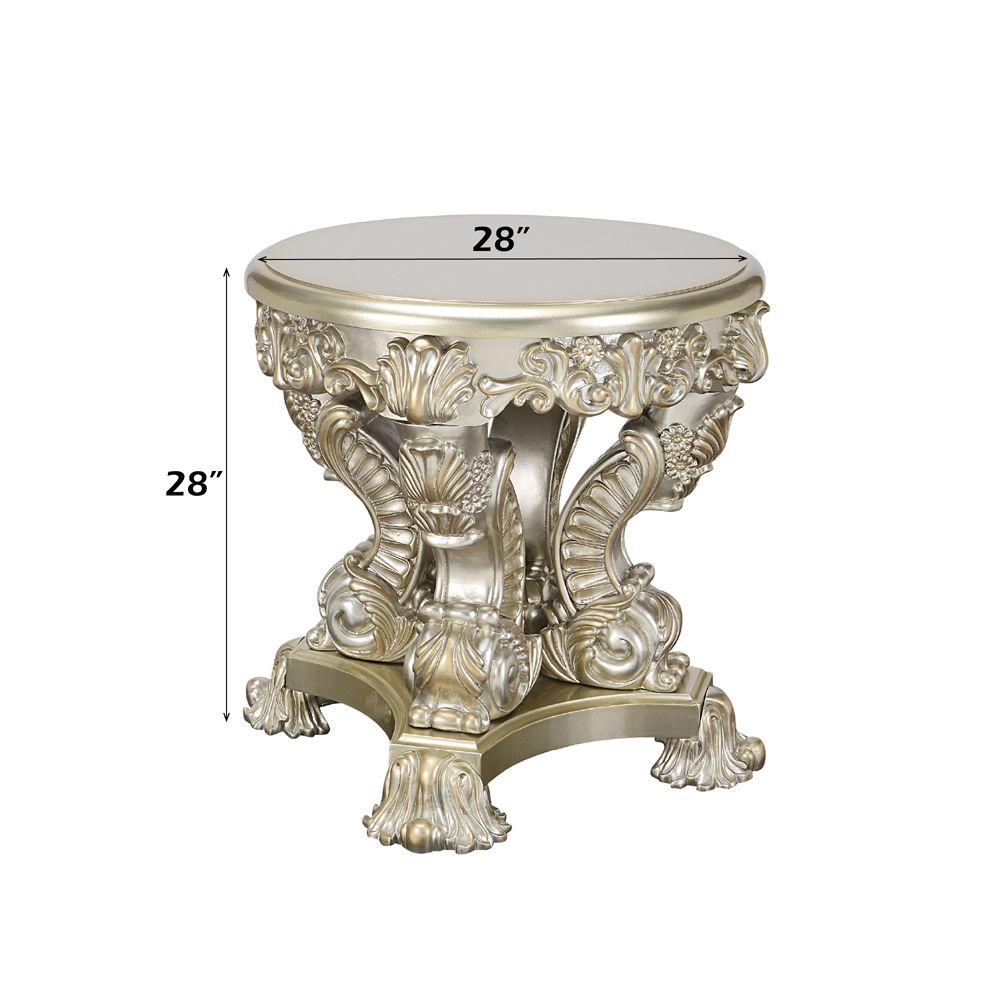 Sorina - End Table - Antique Gold, beige, view 3