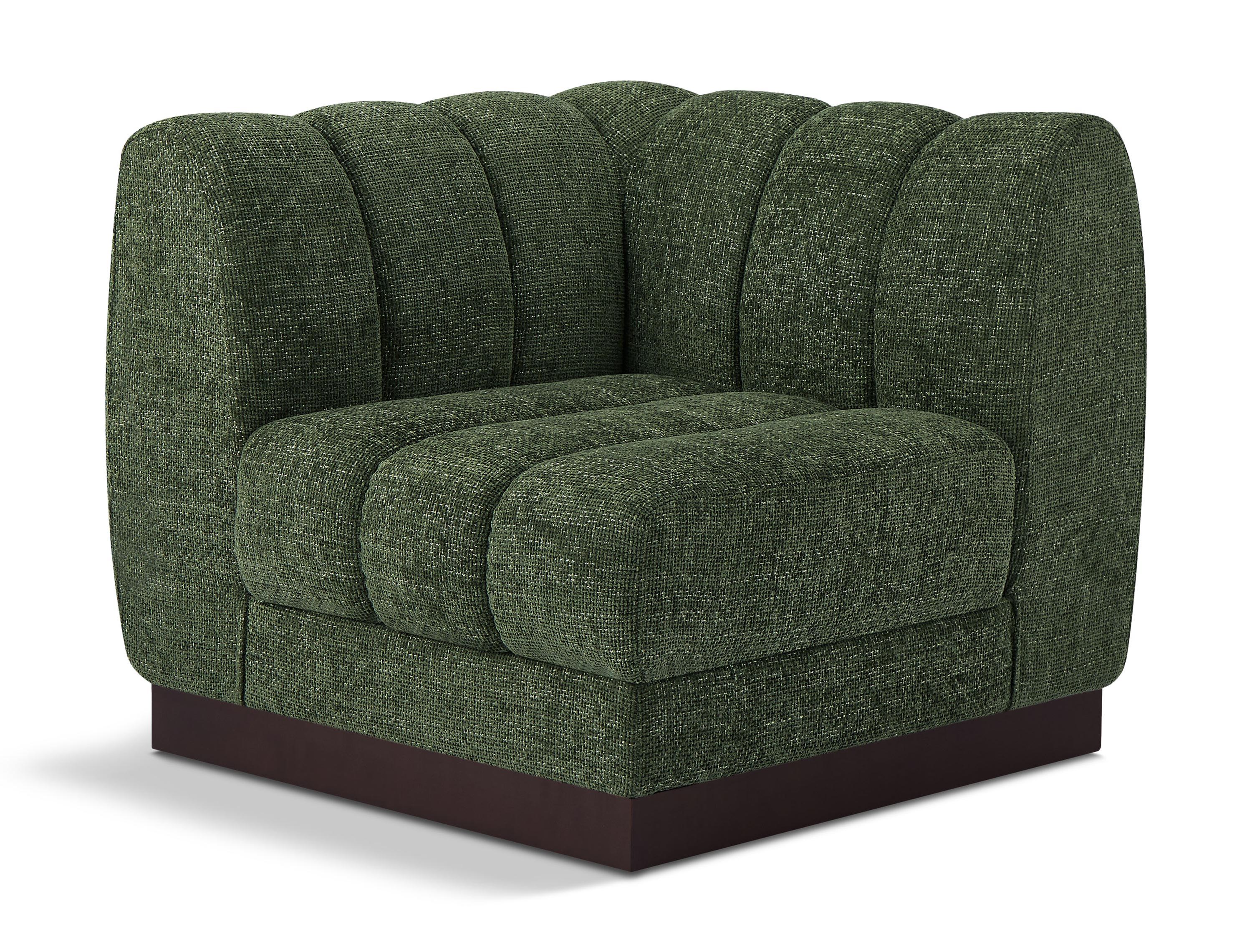 Quinn - Corner Chair - Green