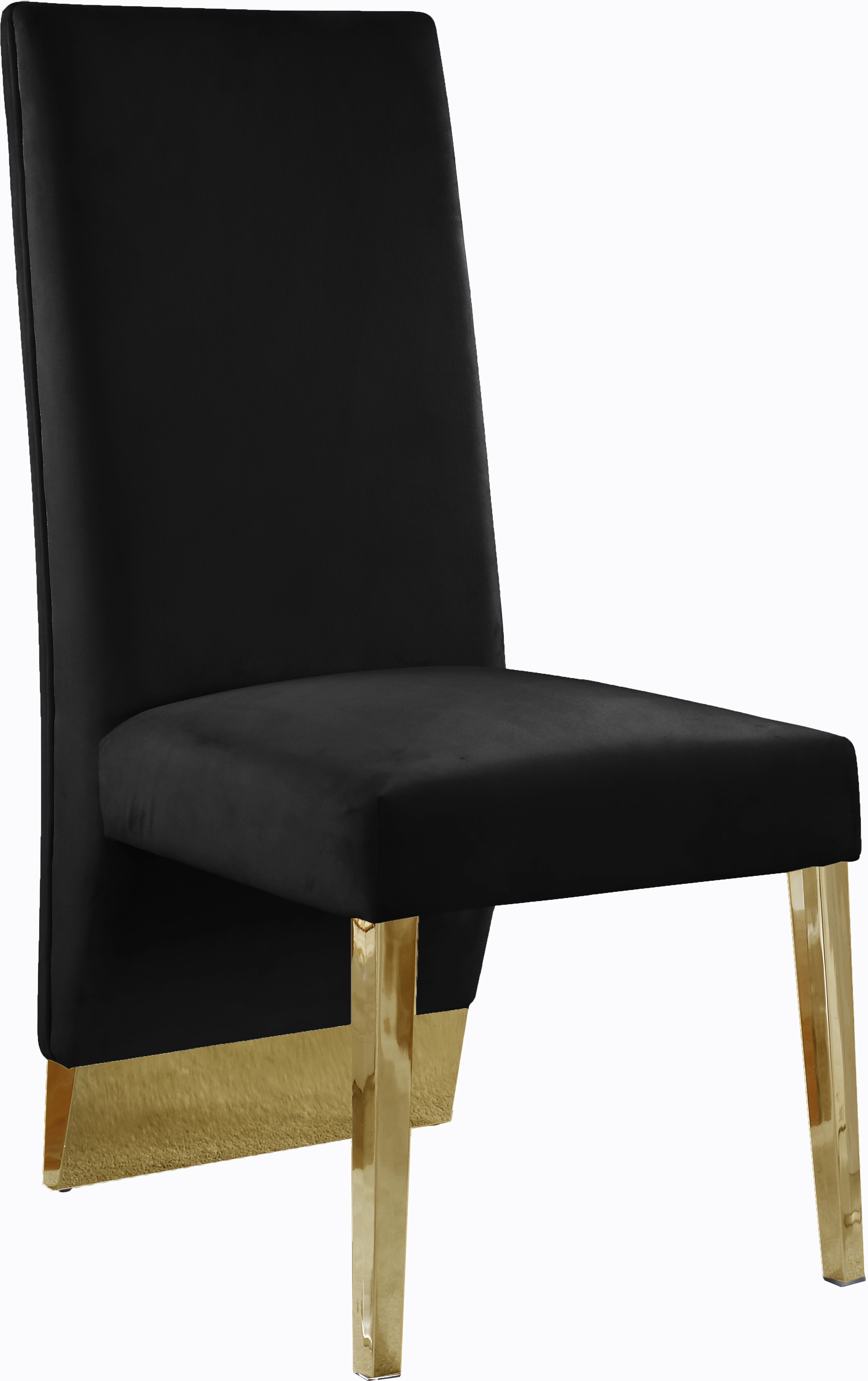 Porsha - Dining Chair (Set of 2) - Black - Fabric