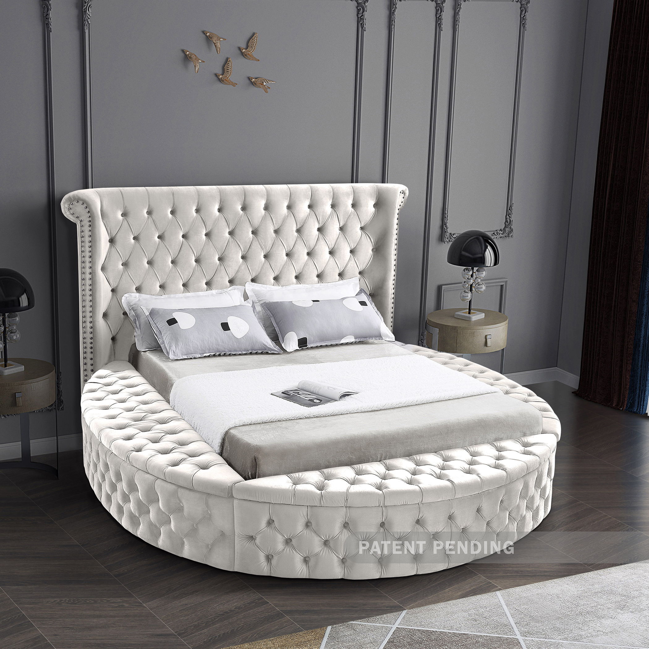 Luxus - Queen Bed - Cream