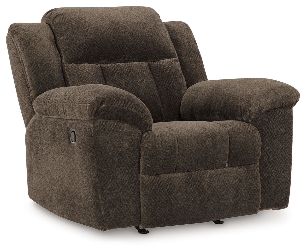 Ashley Furniture Frohn - 3 Pc. - Reclining Sofa, Reclining Loveseat With Console, Rocker Recliner - Chocolate - Image 12