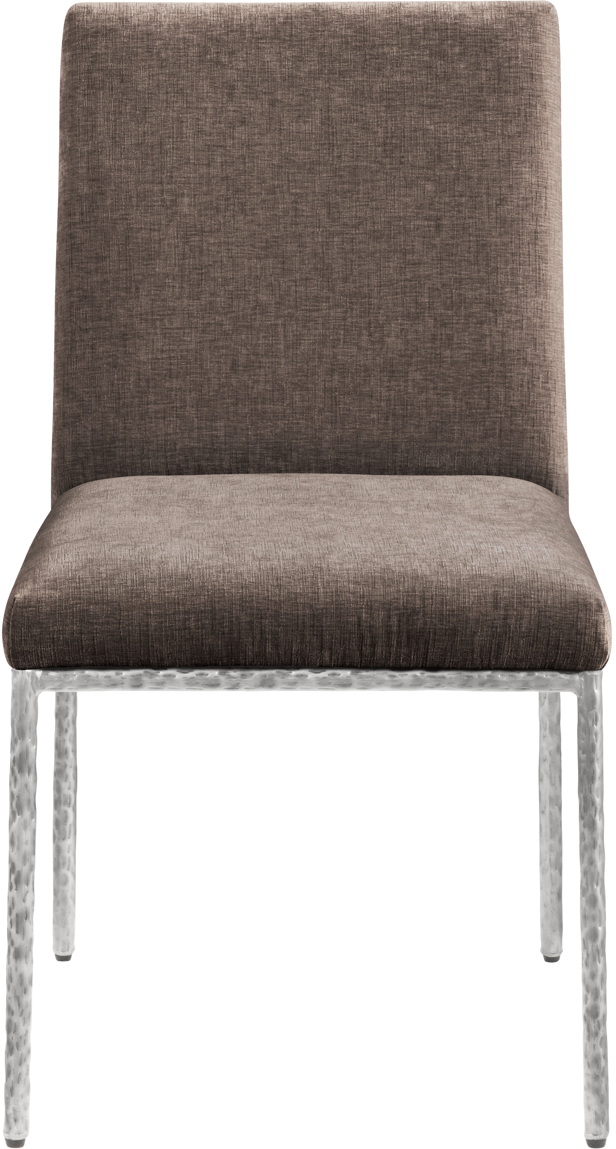 Reeves - Chenille Fabric Upholstered Dining Side Chair (Set of 2) - Brown