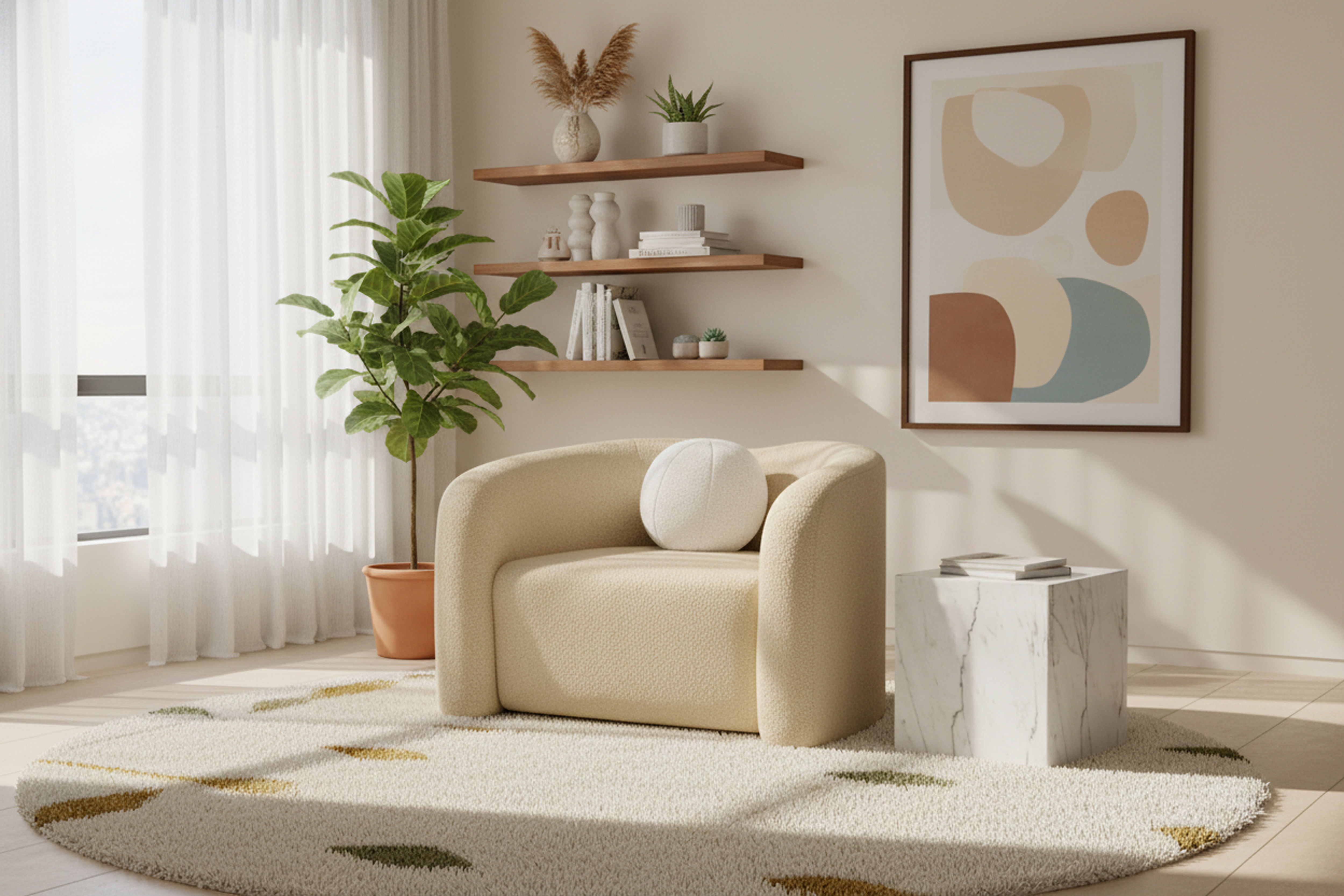 Kali - Chair - Beige