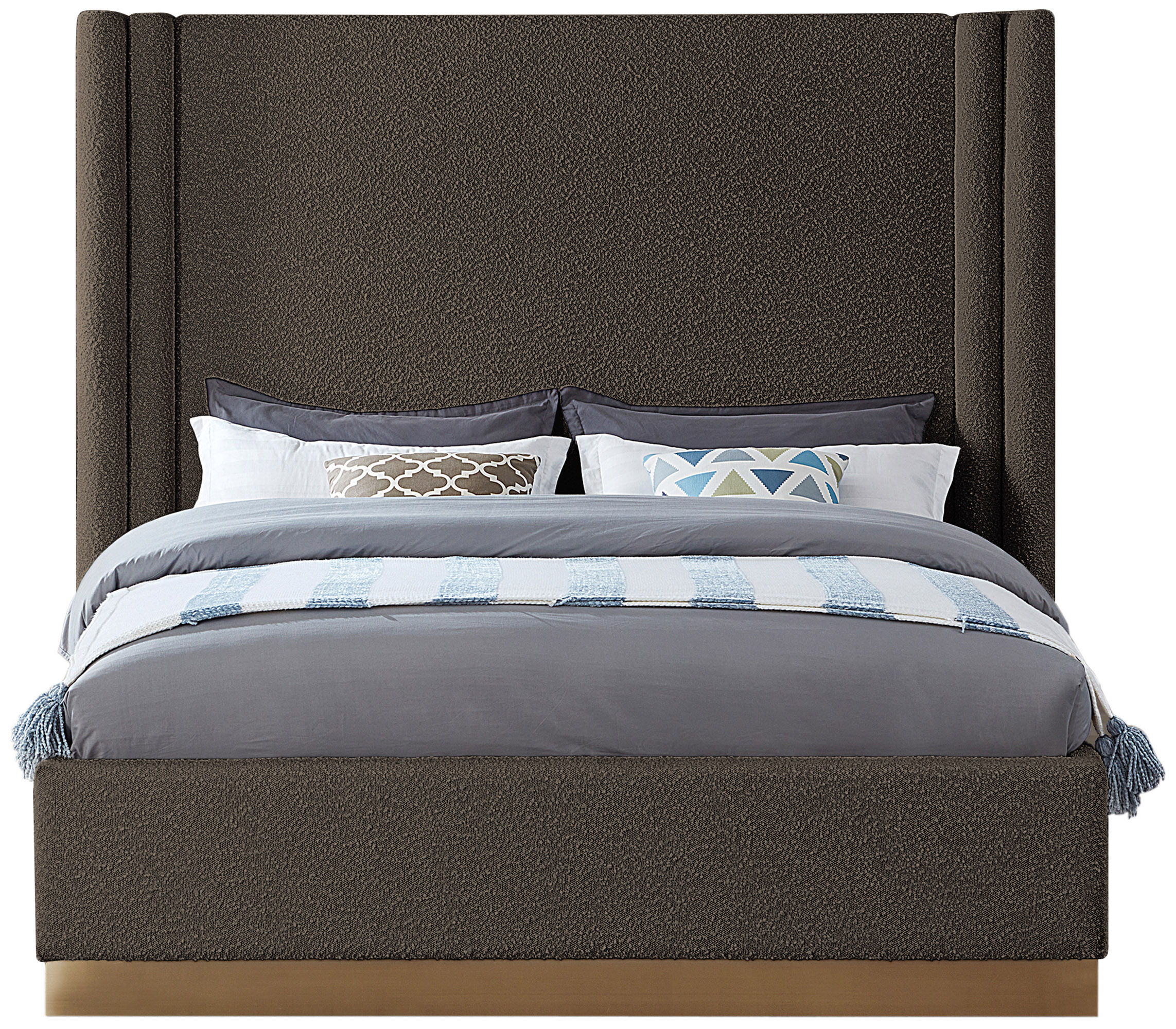 Halton - King Bed - Brown