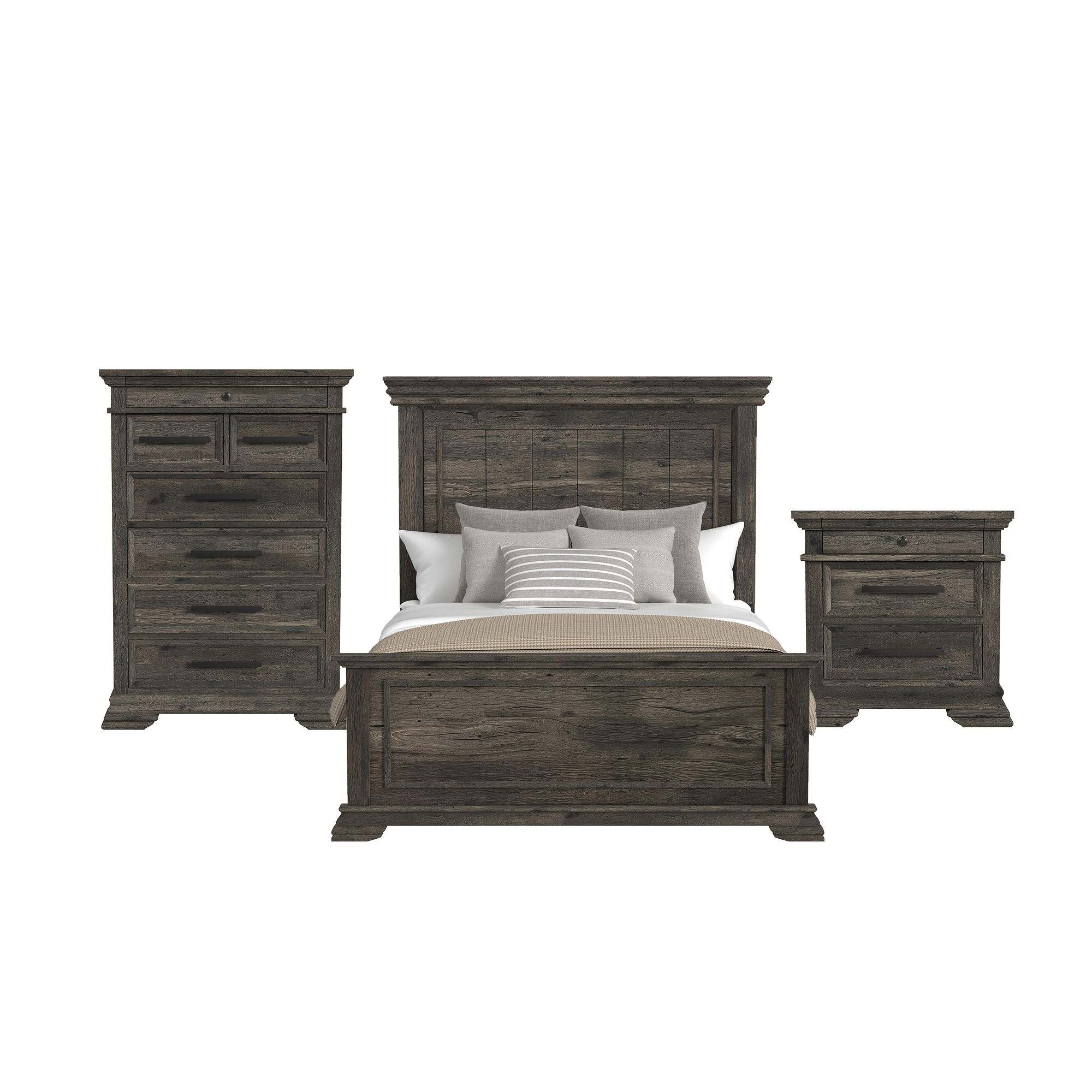 Queen · 3 Pc · Bedroom Set