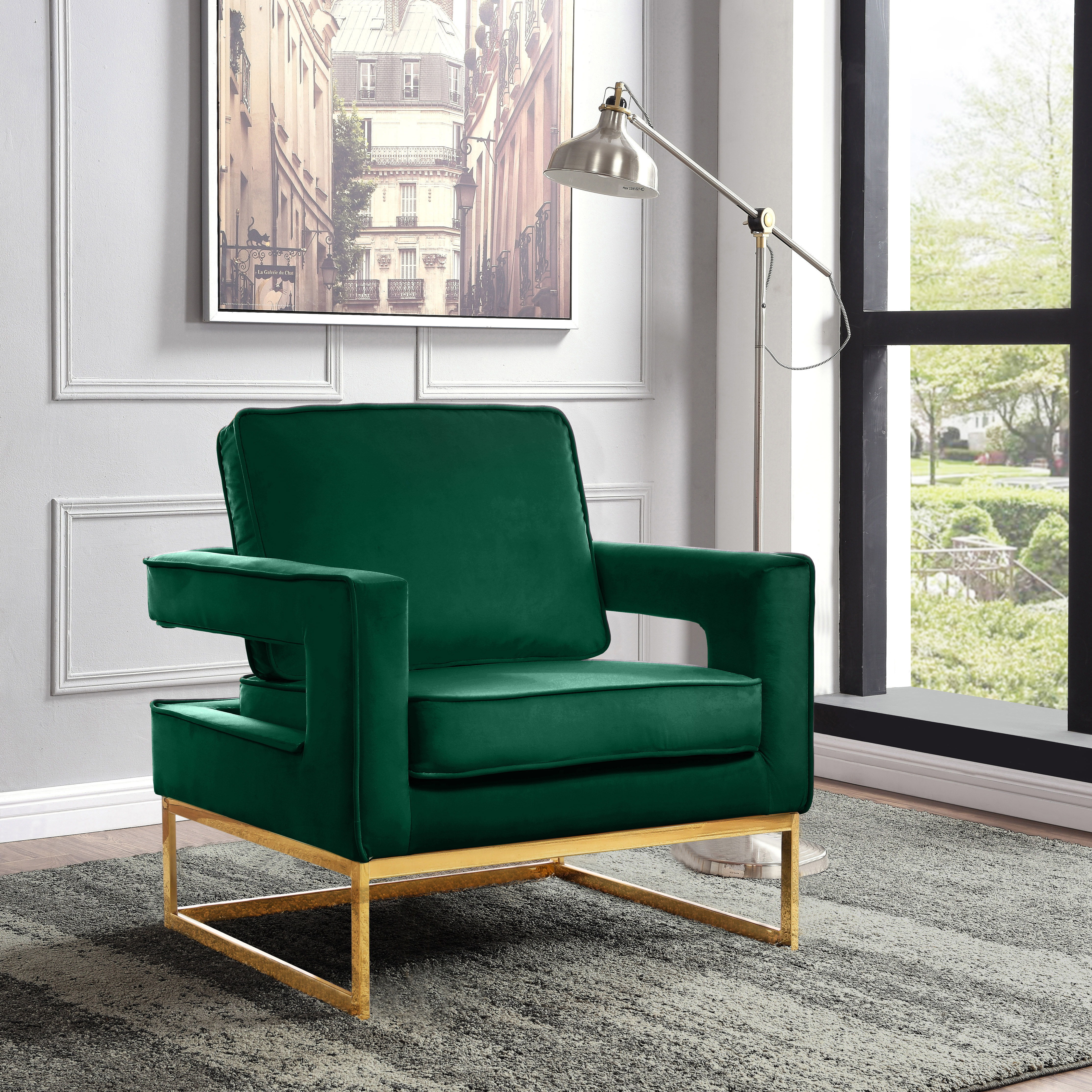 Noah - Accent Chair - Green