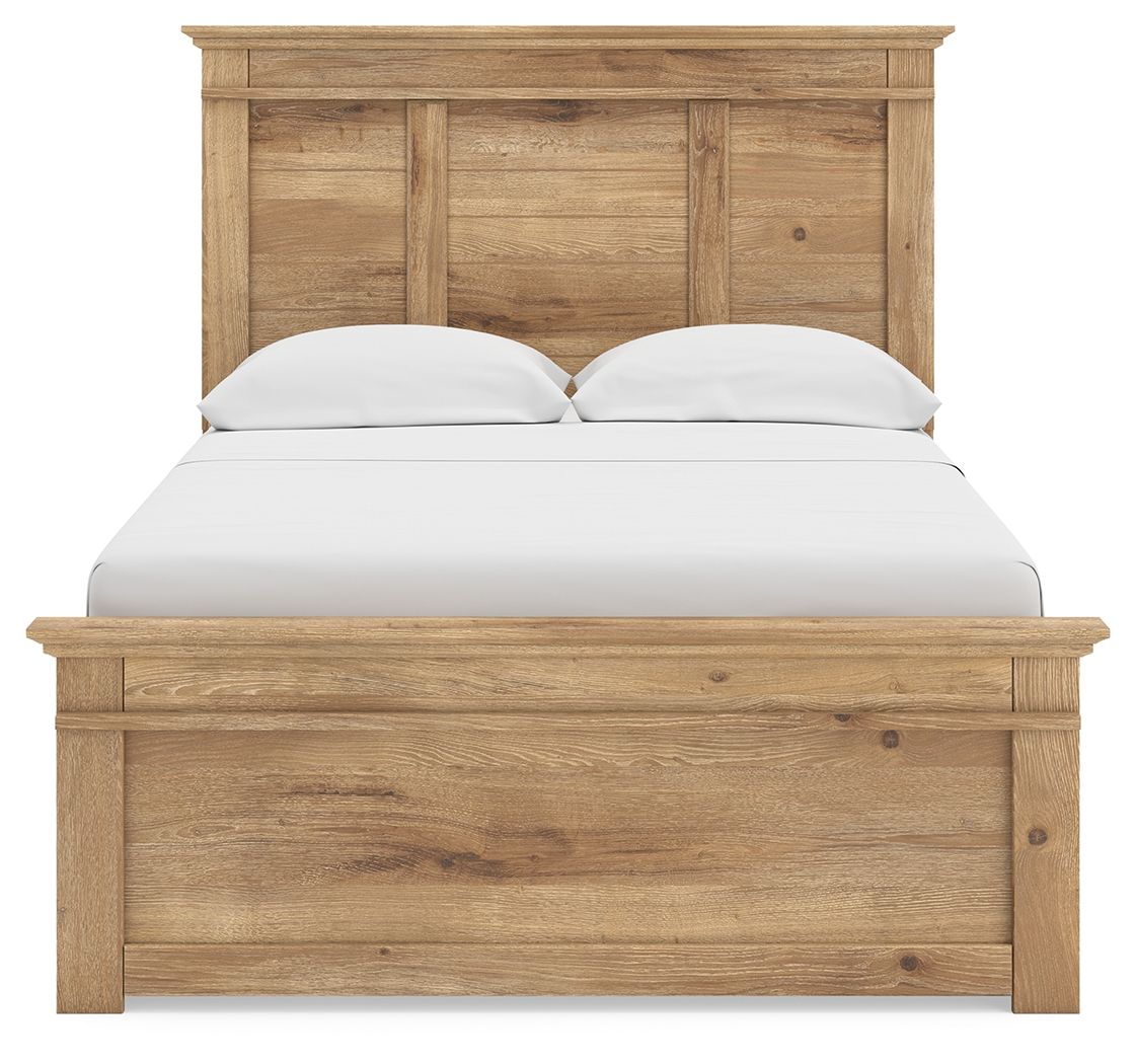Ashley Furniture Makidern - Full Panel Storage Bed With 2 Under Bed Storage Units - Tan - Image 7
