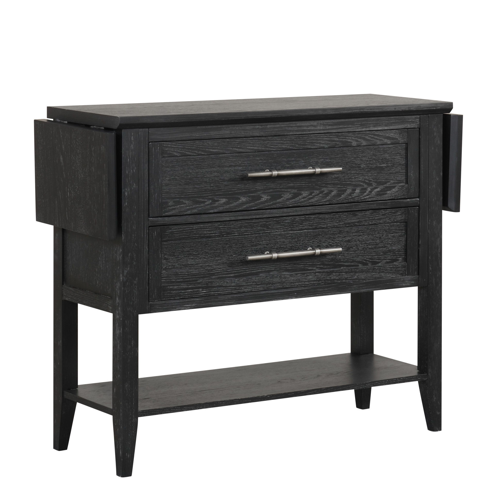 Sable Crest - Drop Leaf Server - Black