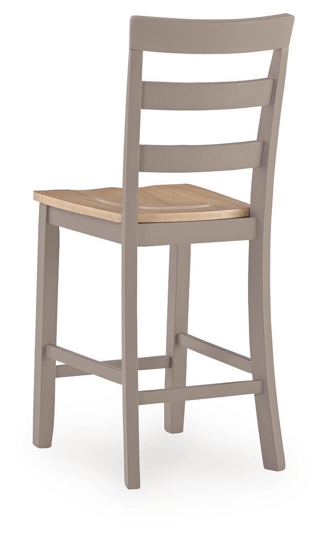 Ashley Furniture Harperfeld - Barstool (Set of 2) - Natural / Gray - Image 6