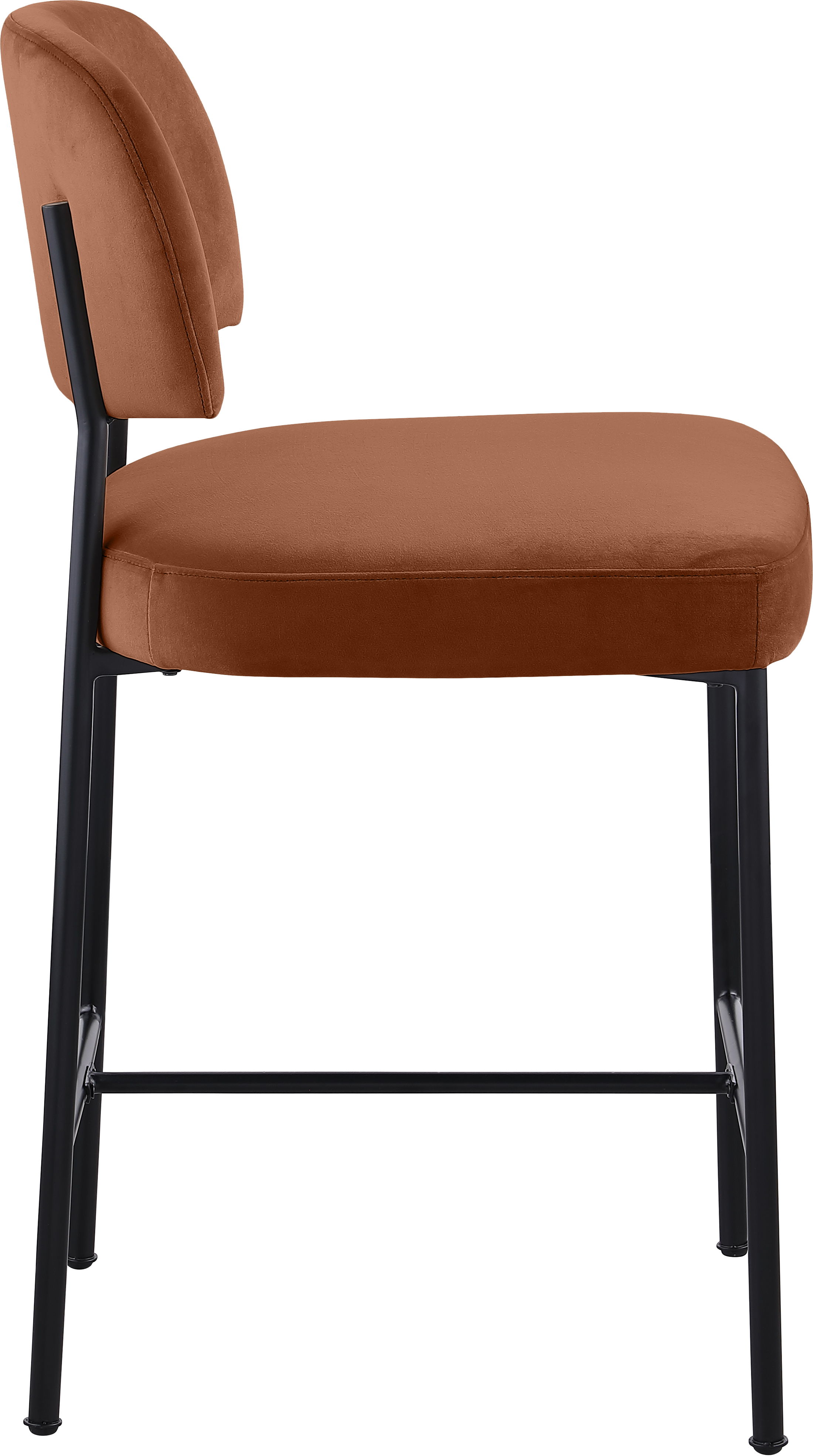 Zarelle - Performance Fabric Upholstered Counter Stool (Set of 2) - Cognac